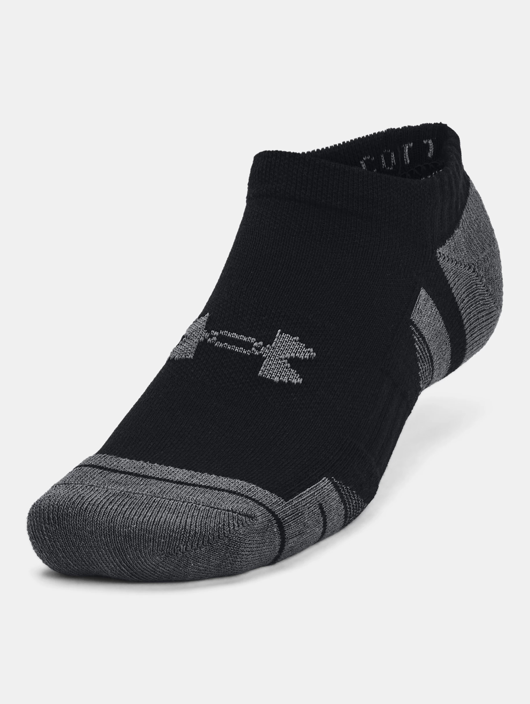 Unisex UA Performance Cotton 3-Pack No Show Socks - 1