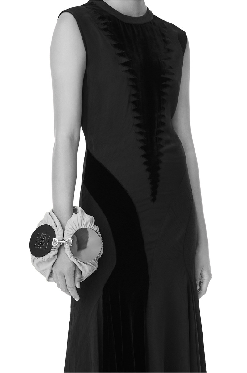 Loewe Bracelet pouch in pleated nappa outlook