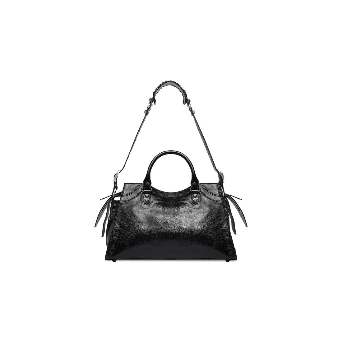 Women's Neo Cagole City Handbag With Rhinestones in Black - 3