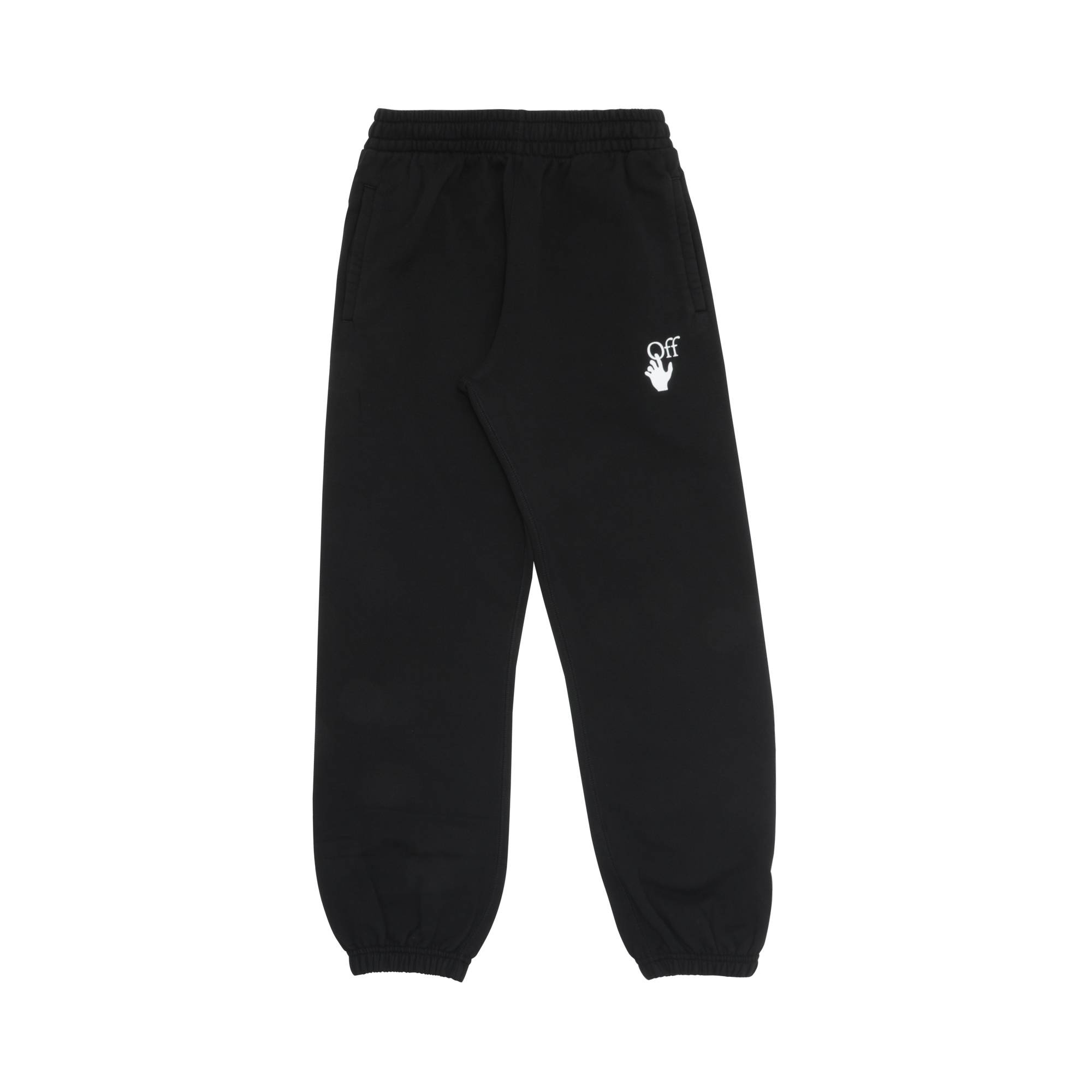 Off-White Marker Sweatpant 'Black/Fuchsia' - 1