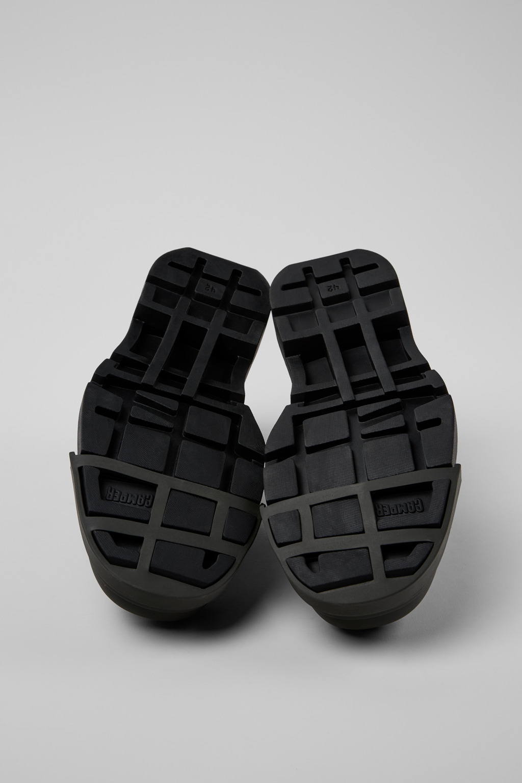 Black Leather Men's Shoe. - 5
