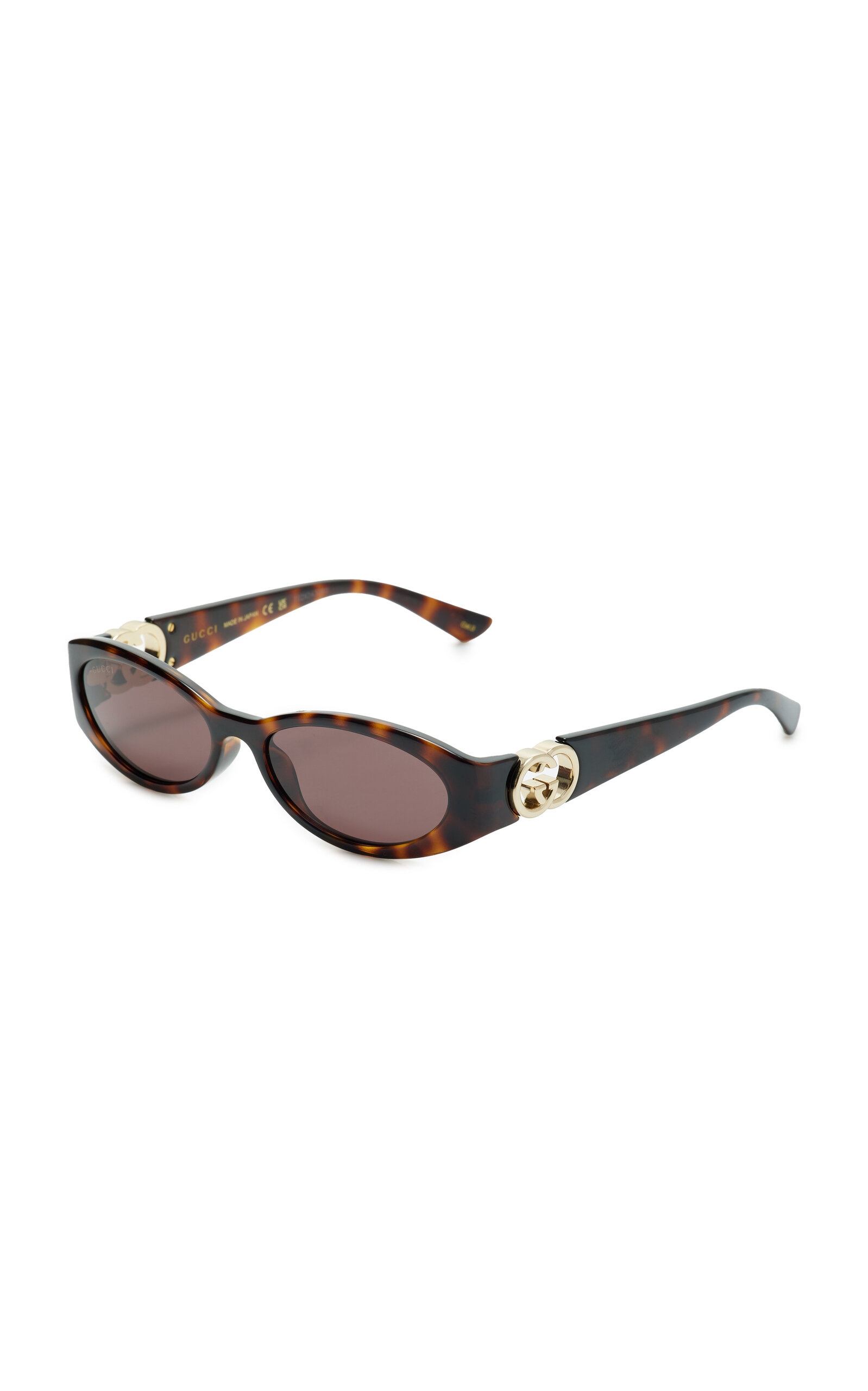 Oval-Frame Bio-Nylon Sunglasses brown - 2