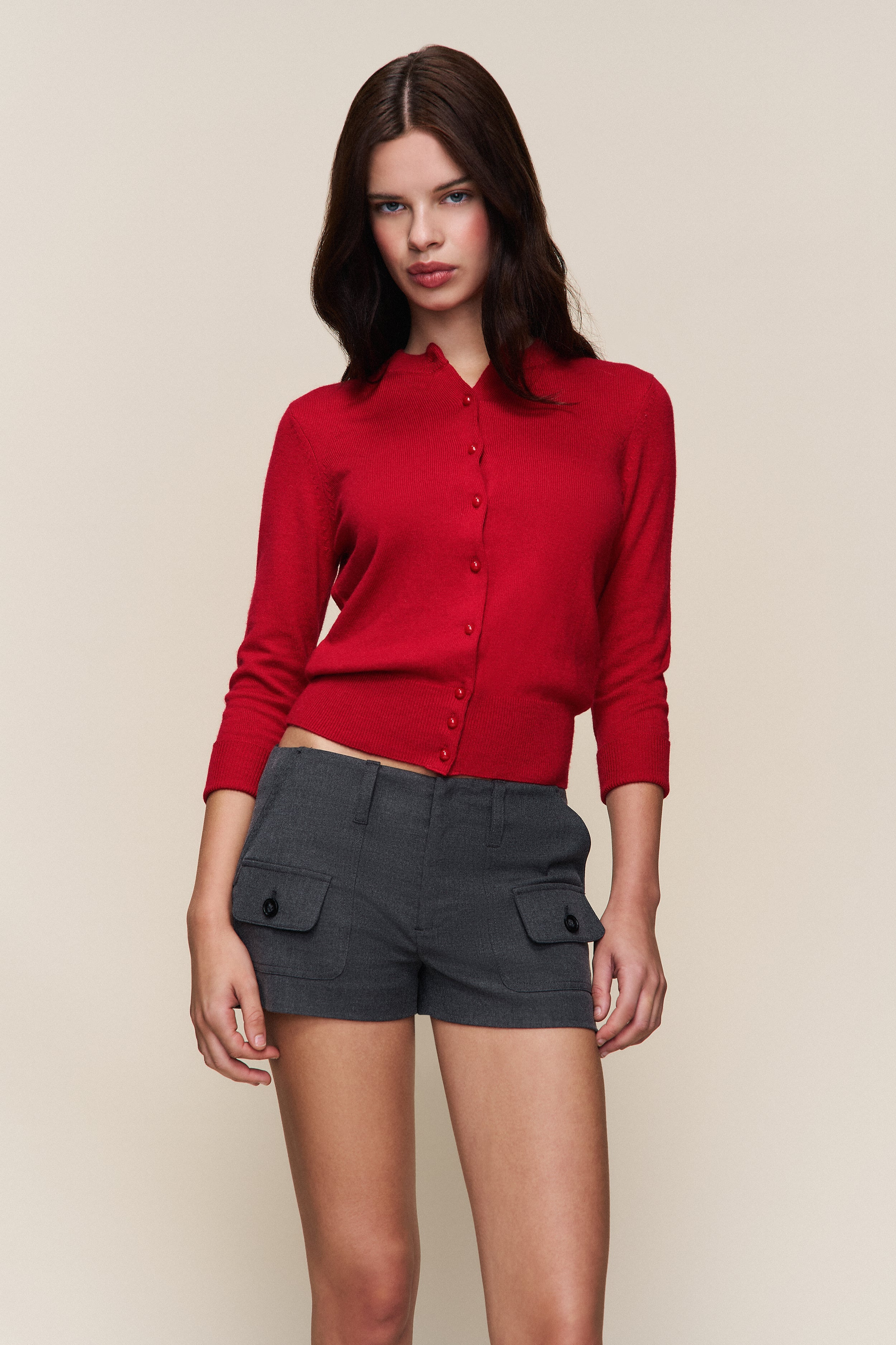 PENELOPE PATCH POCKET SHORT - 4