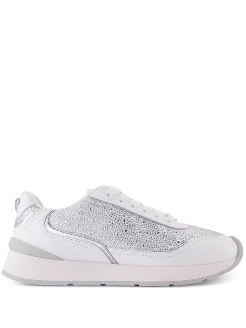 VERSACE crystal-embellished sneakers outlook