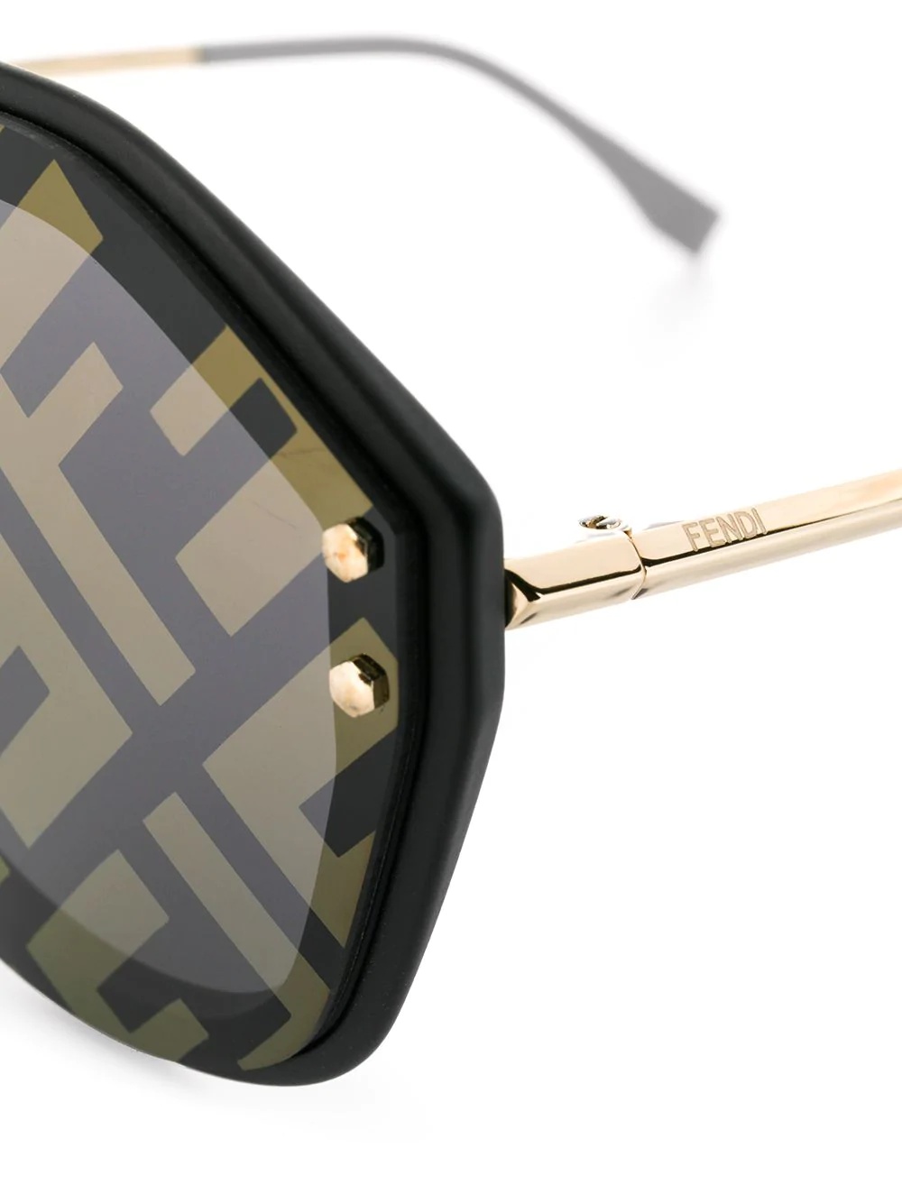 aviator FF print sunglasses - 3