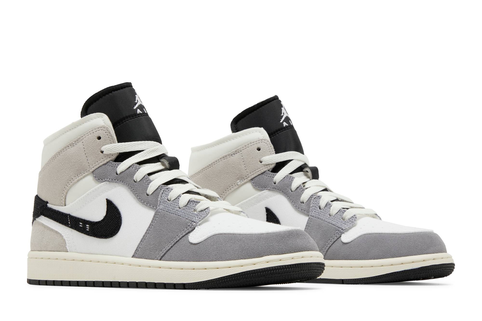 Air Jordan 1 Mid SE Craft 'Inside Out - Cement Grey' - 8