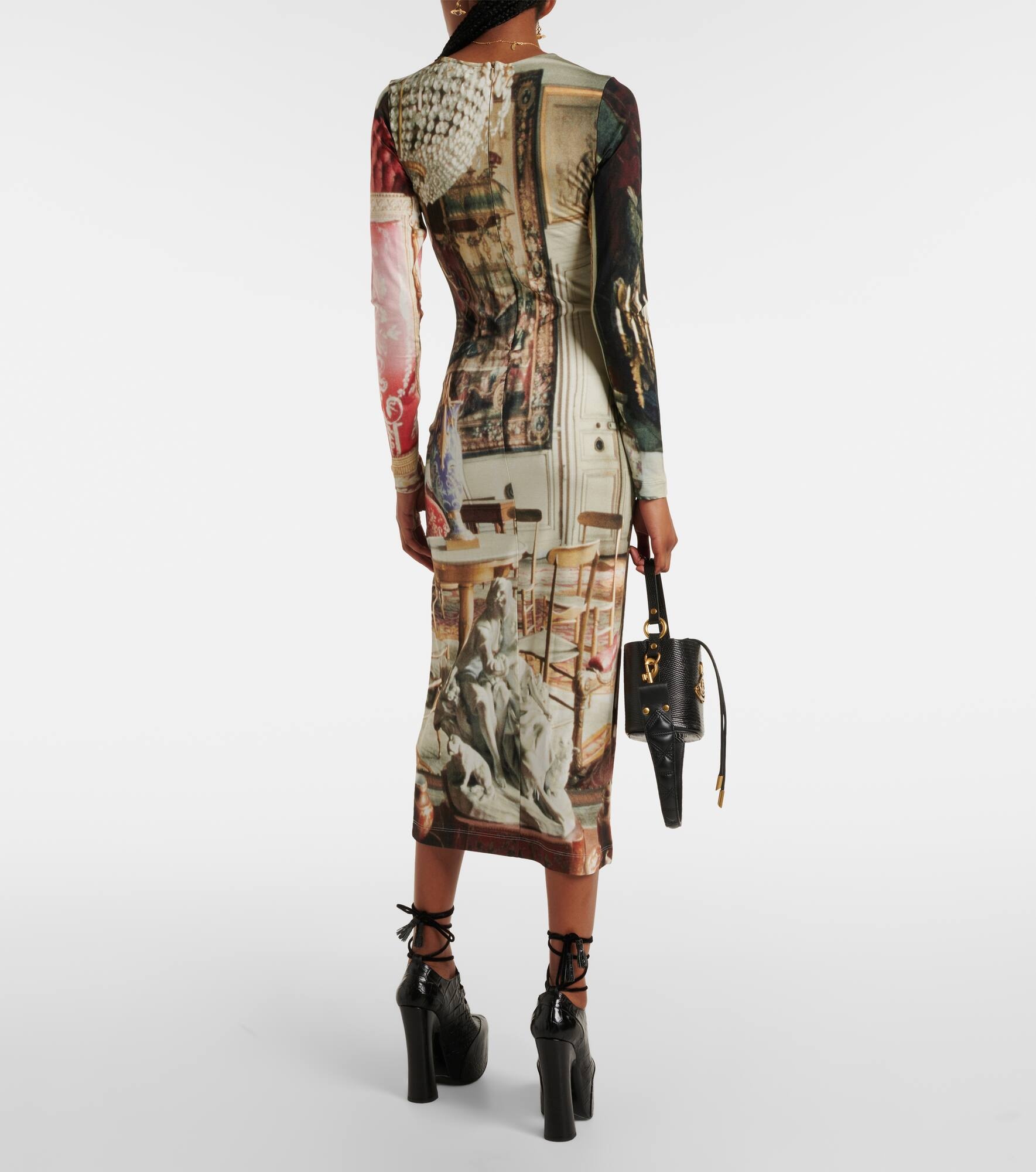 Boulle printed midi dress - 3