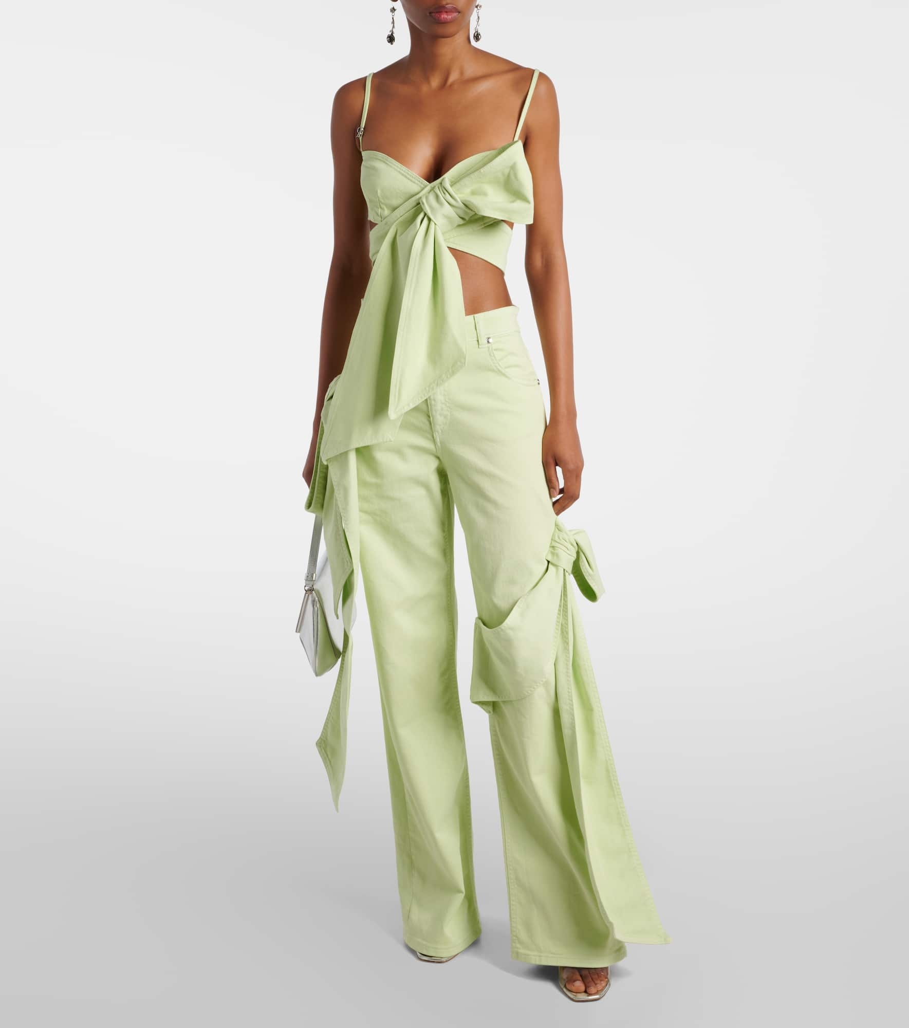 Draped straight jeans - 2
