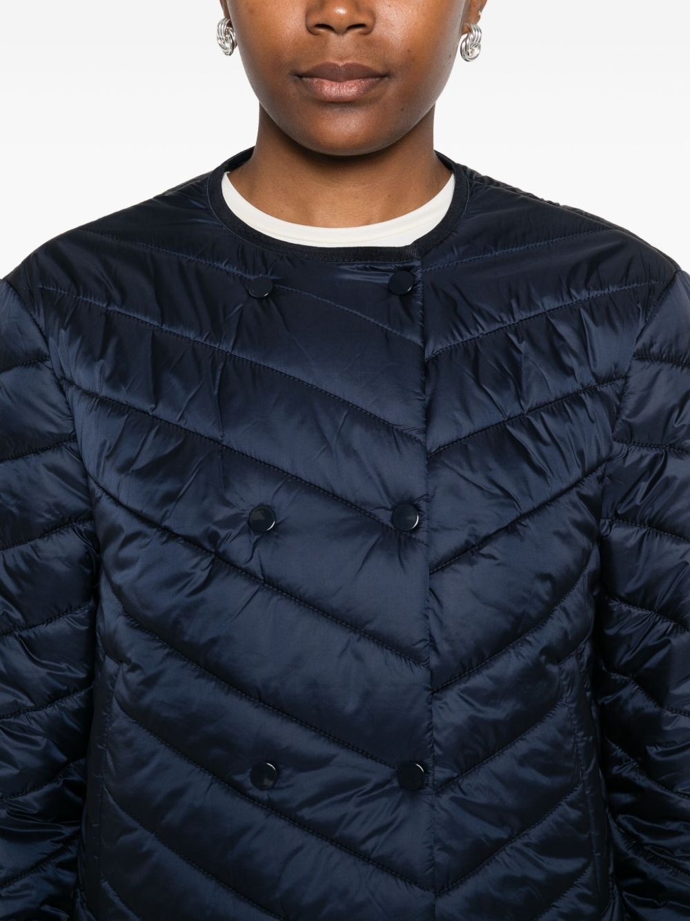 Pranella quilted double-breasted jacket - 5
