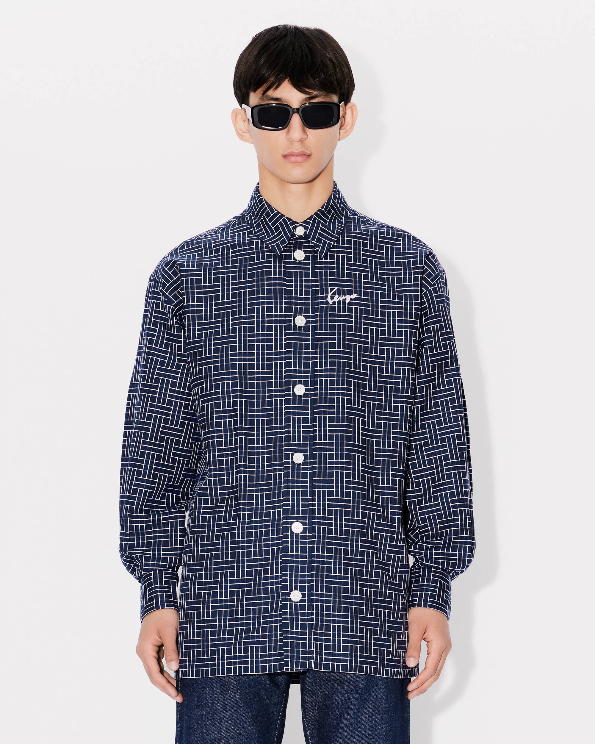 'KENZO Weave' oversized shirt - 3