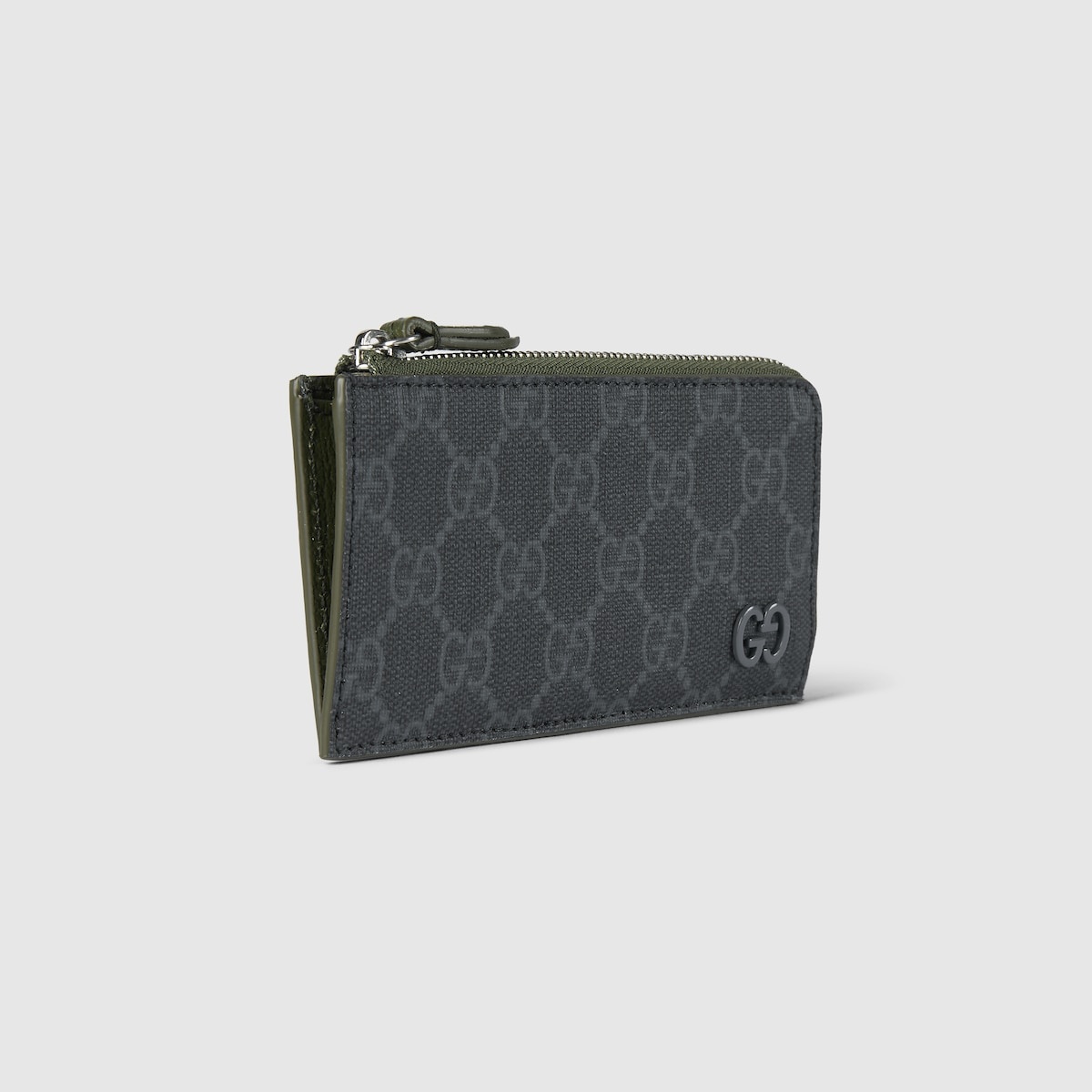GG zip card case with GG detail - 3