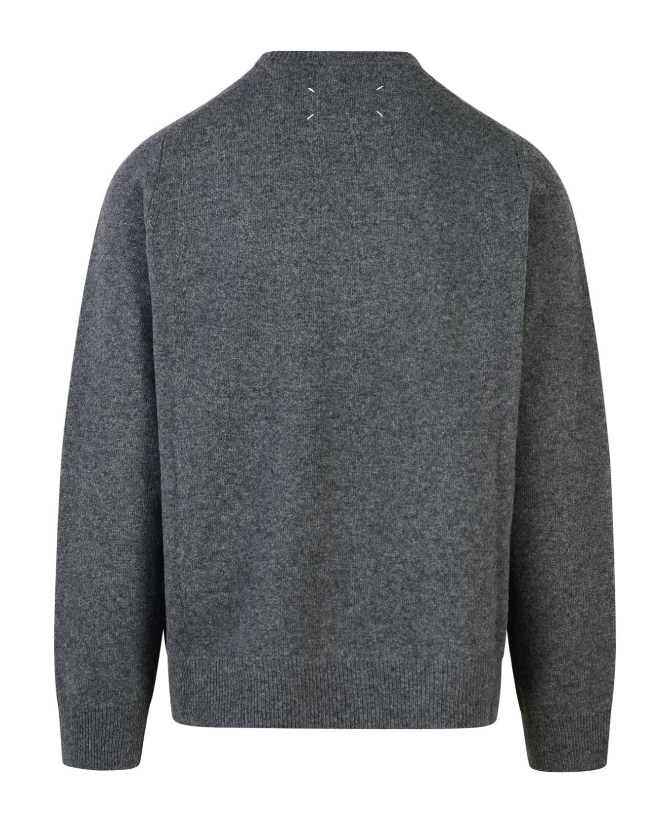 Grey Wool Sweater - 3