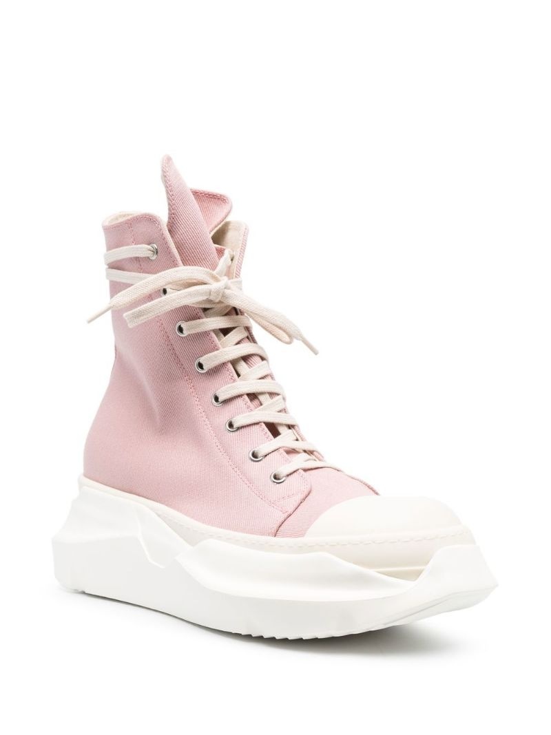 high-top lace-up sneakers - 2