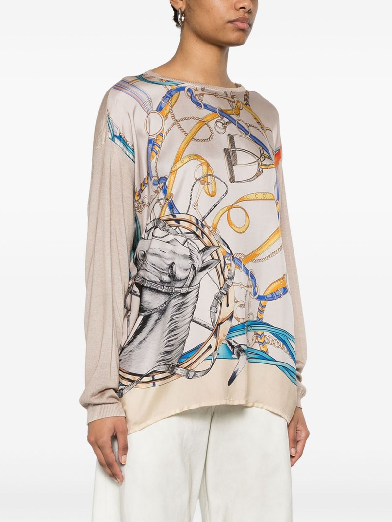 graphic-print knitted top 3