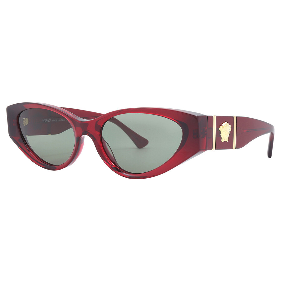 Versace Green Cat Eye Ladies Sunglasses VE4454 5430/2 55 - 3
