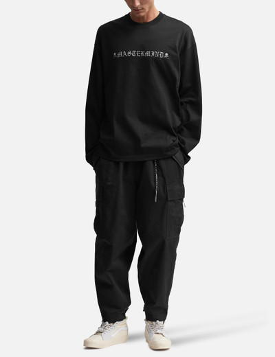 mastermind JAPAN BOXY FIT RUBBED LOGO LONG SLEEVE T-SHIRT outlook