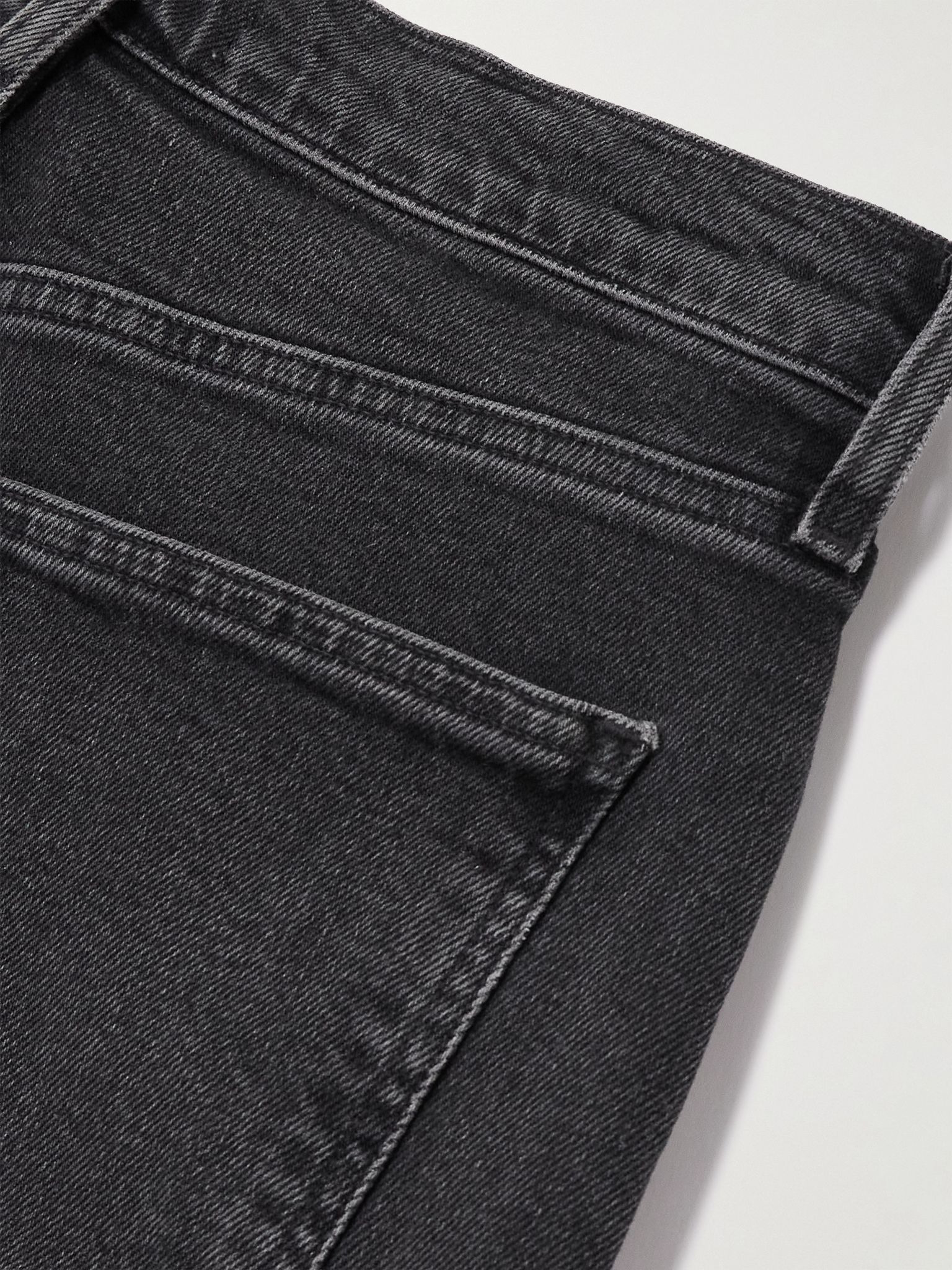 Harper mid-rise wide-leg jeans Black - 6