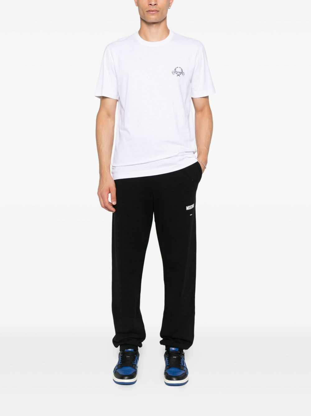 logo-embroidered T-shirt - 2