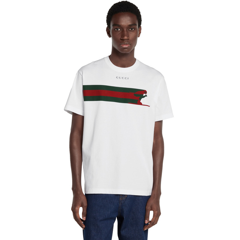 Cotton jersey T-shirt with print 3