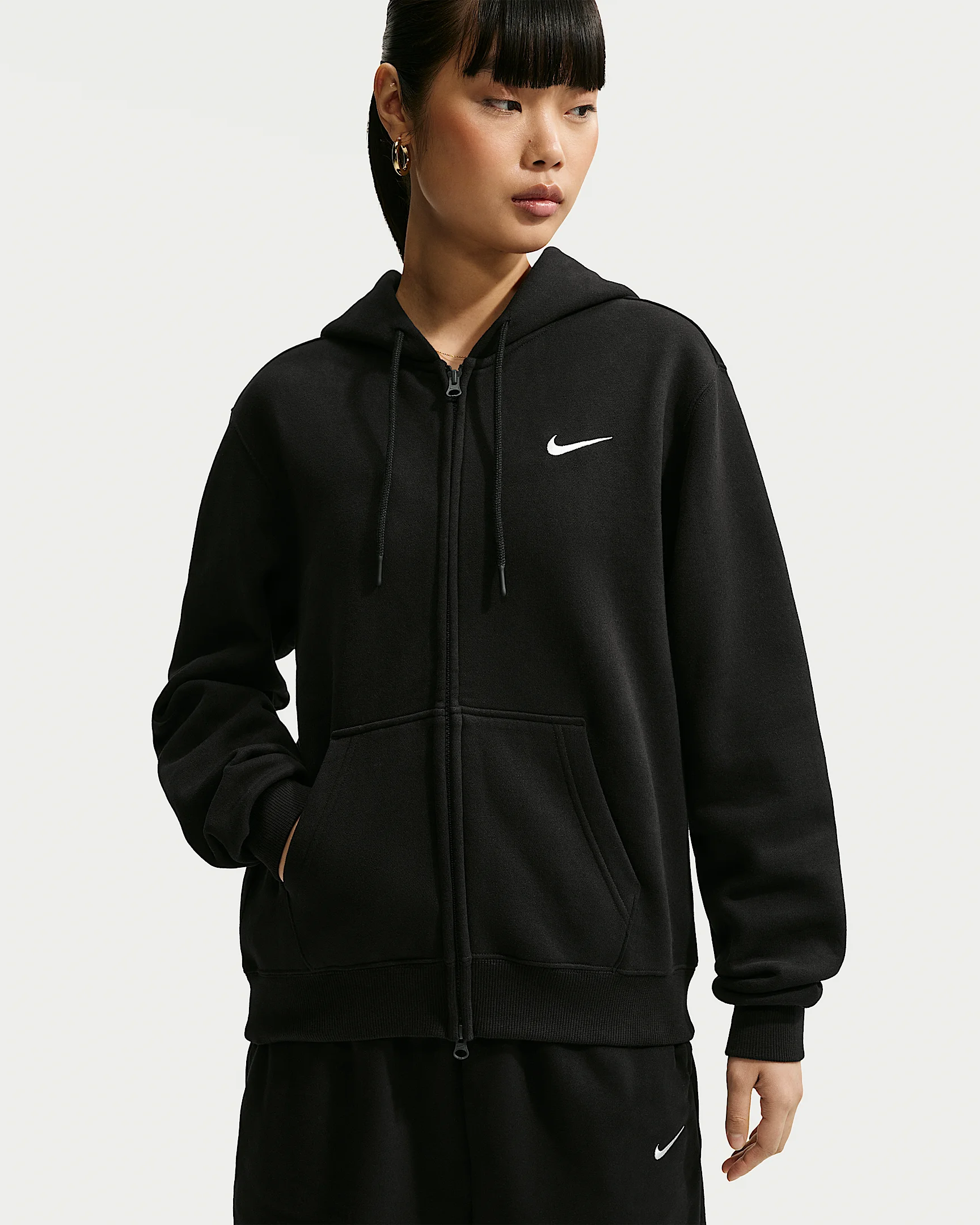 Nike Studio Fleece Medium Weight Women's Full-Zip Hoodie - 1