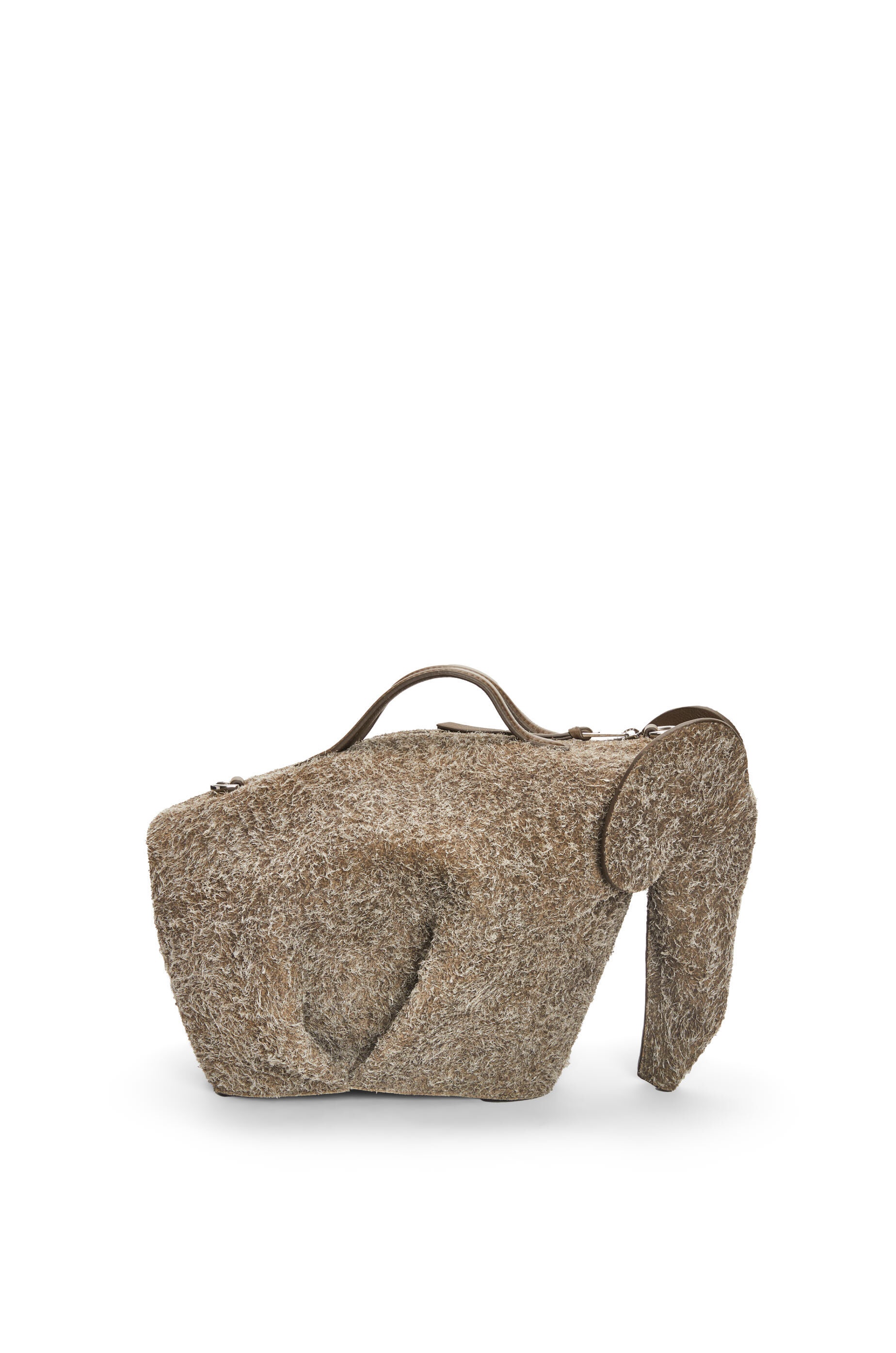 Large Elephant bag in brushed suede - 5