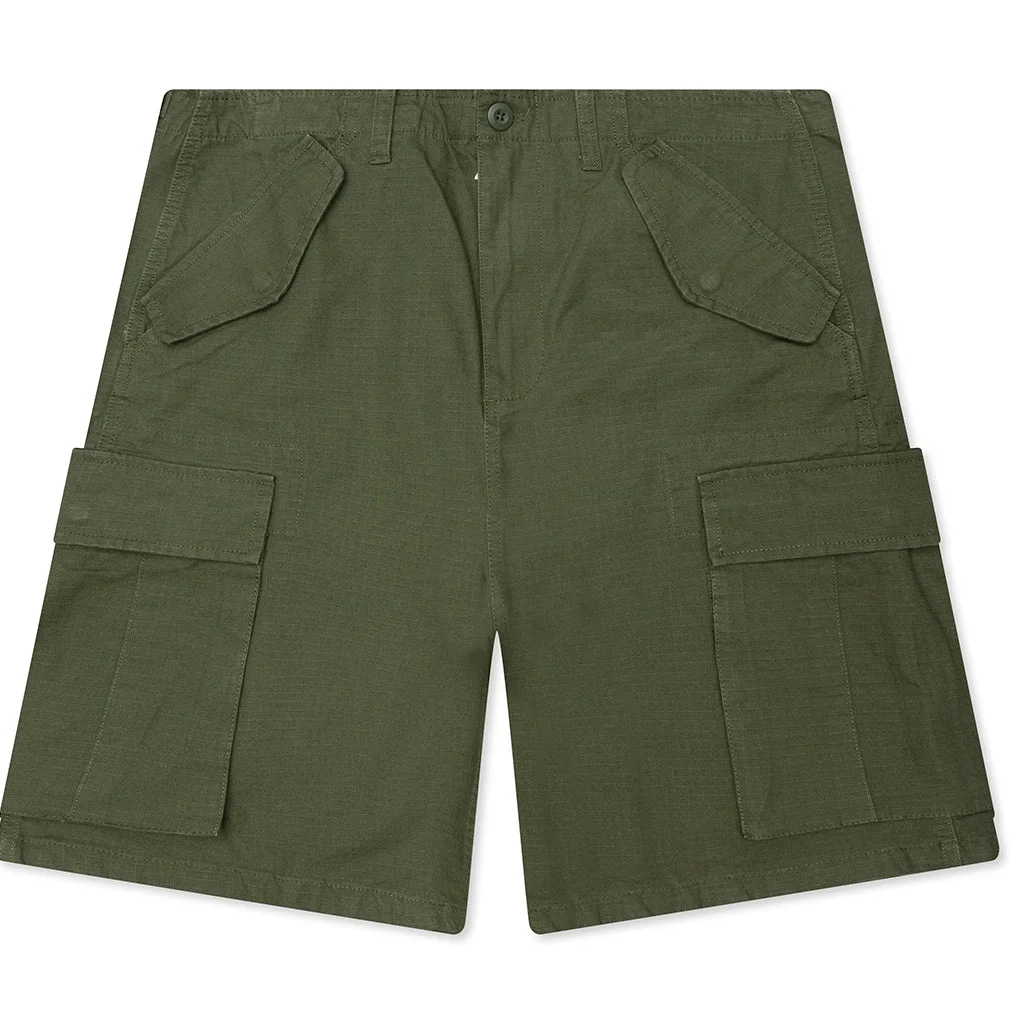 CARGO RIPSTOP SHORT - OLIVE GREEN - 1