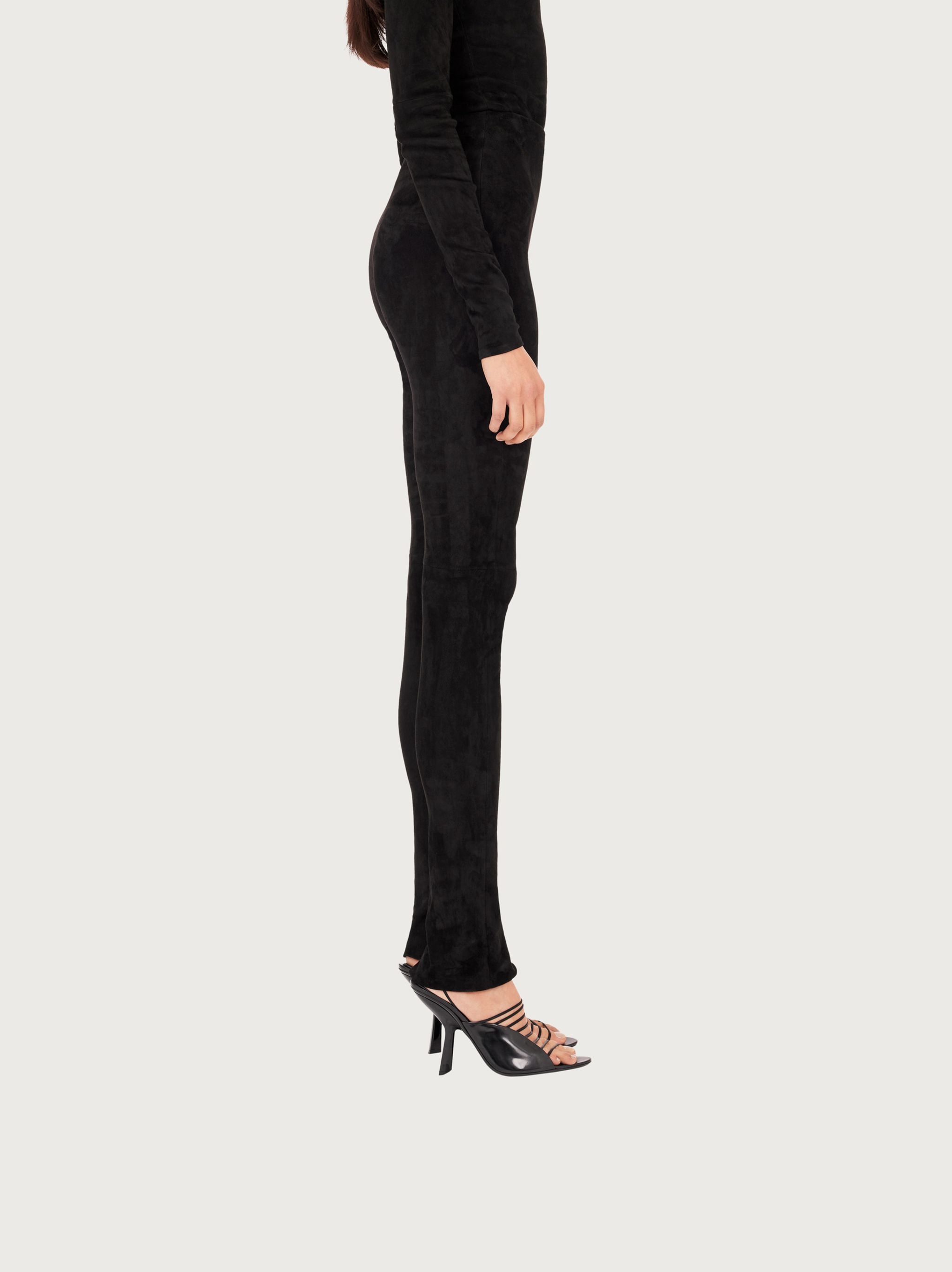 Suede stretch leggings - 3