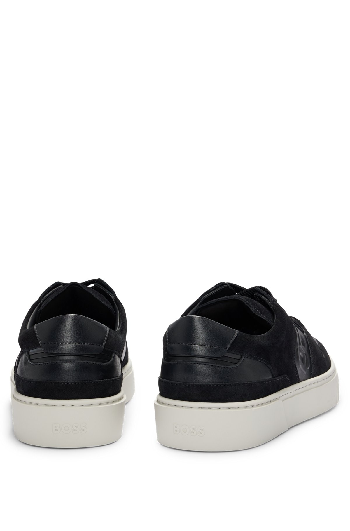 GARY DOUBLE-MONOGRAM TRAINERS IN SUEDE AND LEATHER - 5