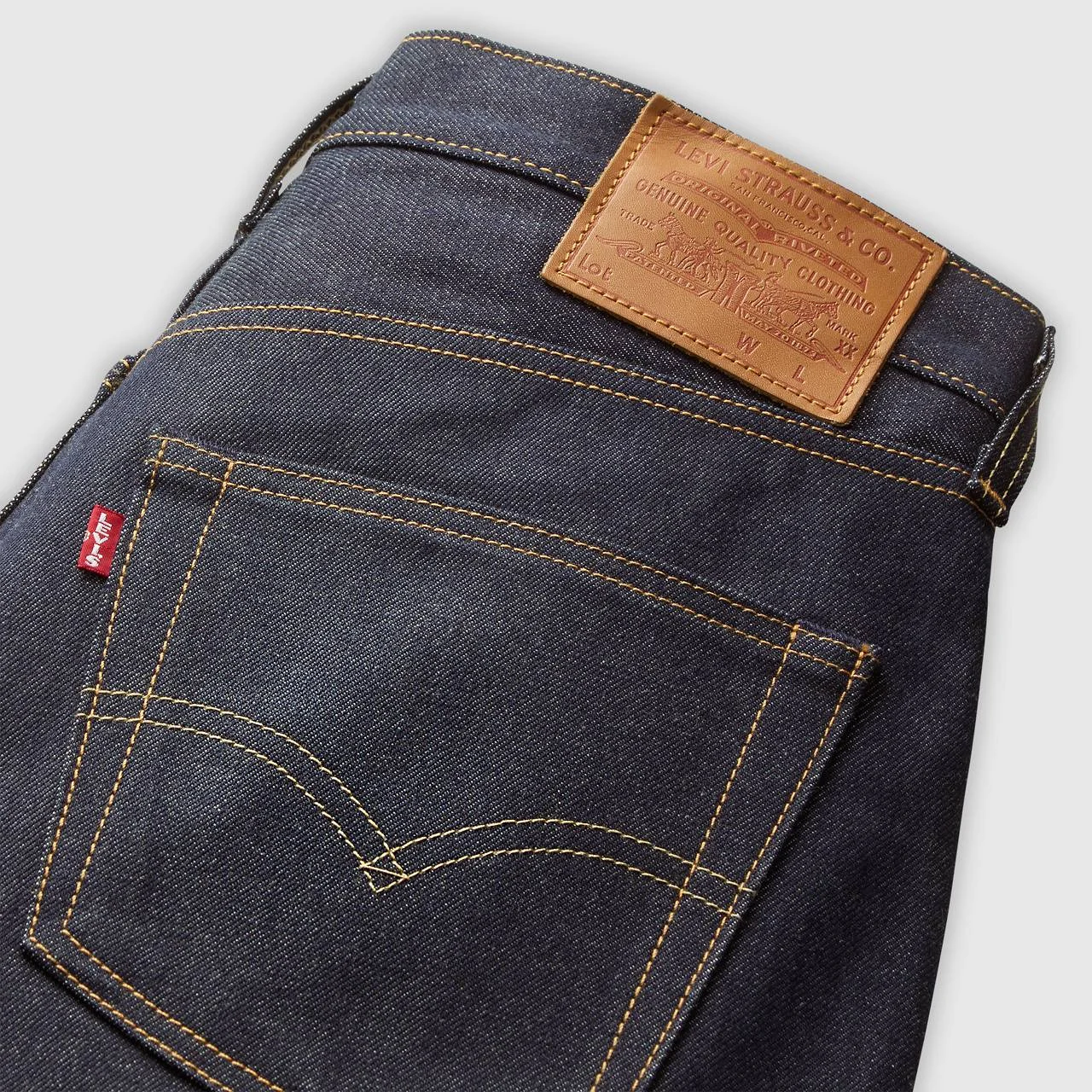 Levi's 501® ORIGINAL FIT SELVEDGE MEN'S JEANS - 005013722 | REVERSIBLE