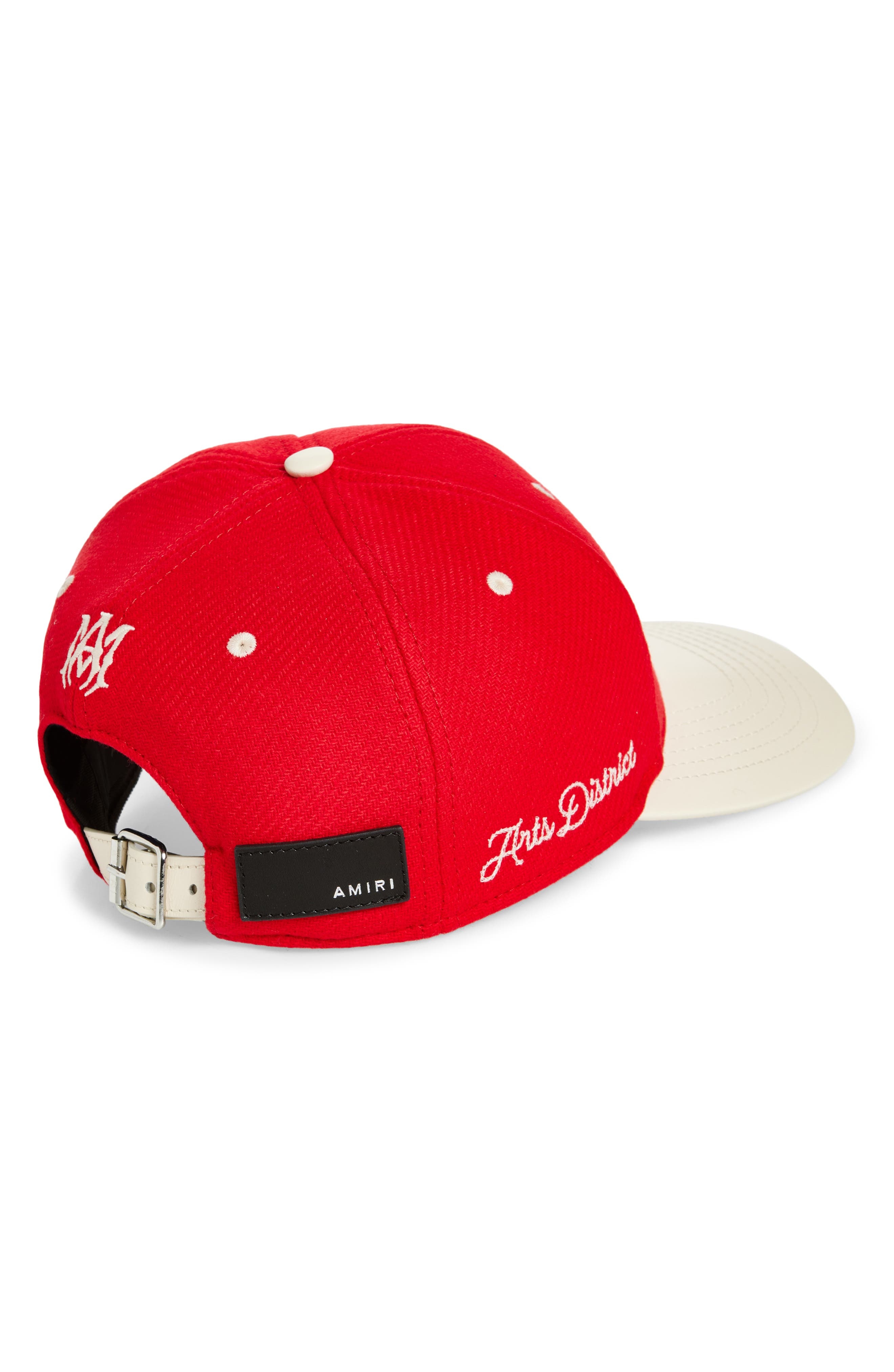 AMIRI Panther Patch Two-Tone Baseball Cap in Deep Red at Nordstrom - 2