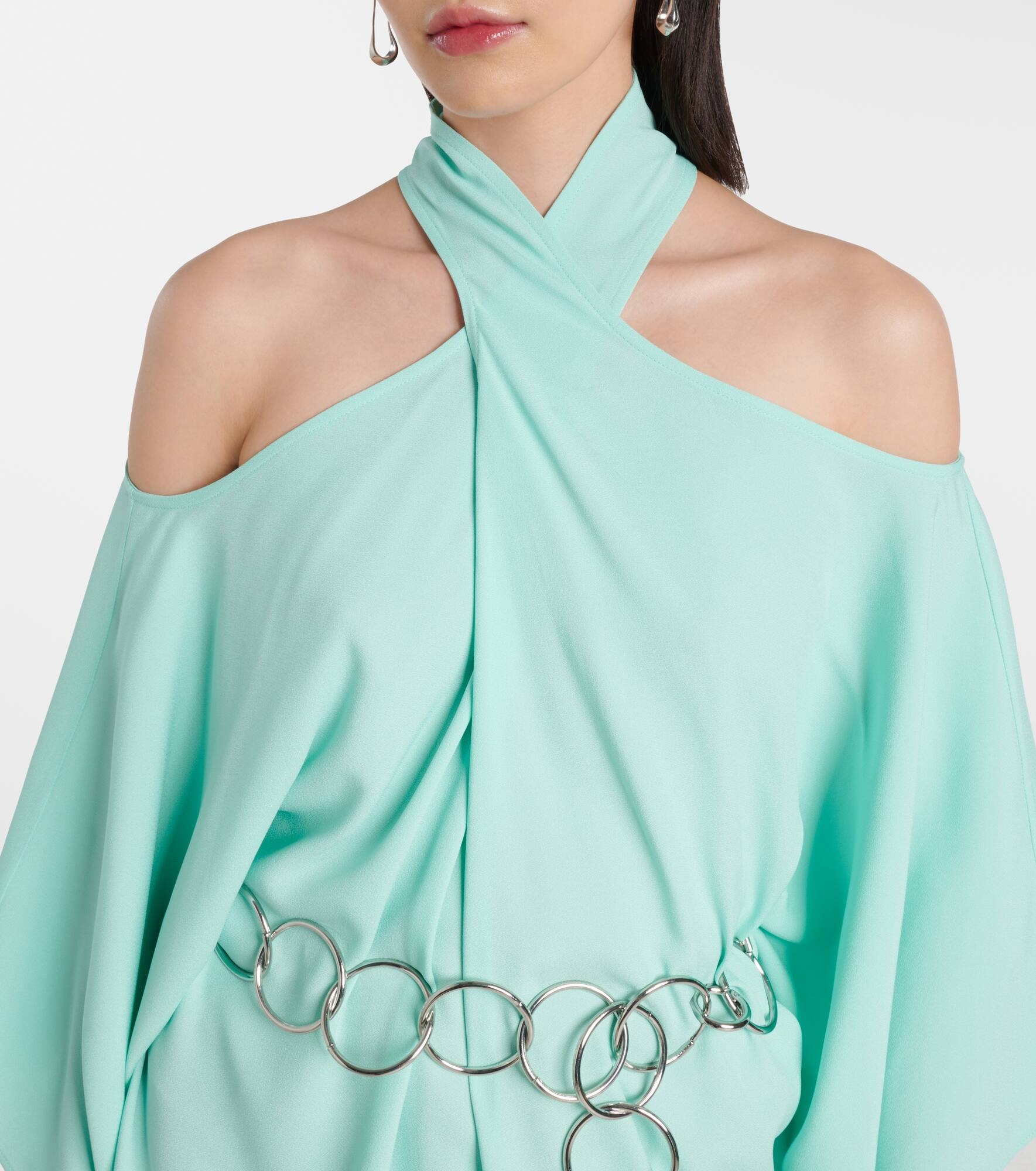 Mambo halterneck belted kaftan - 7