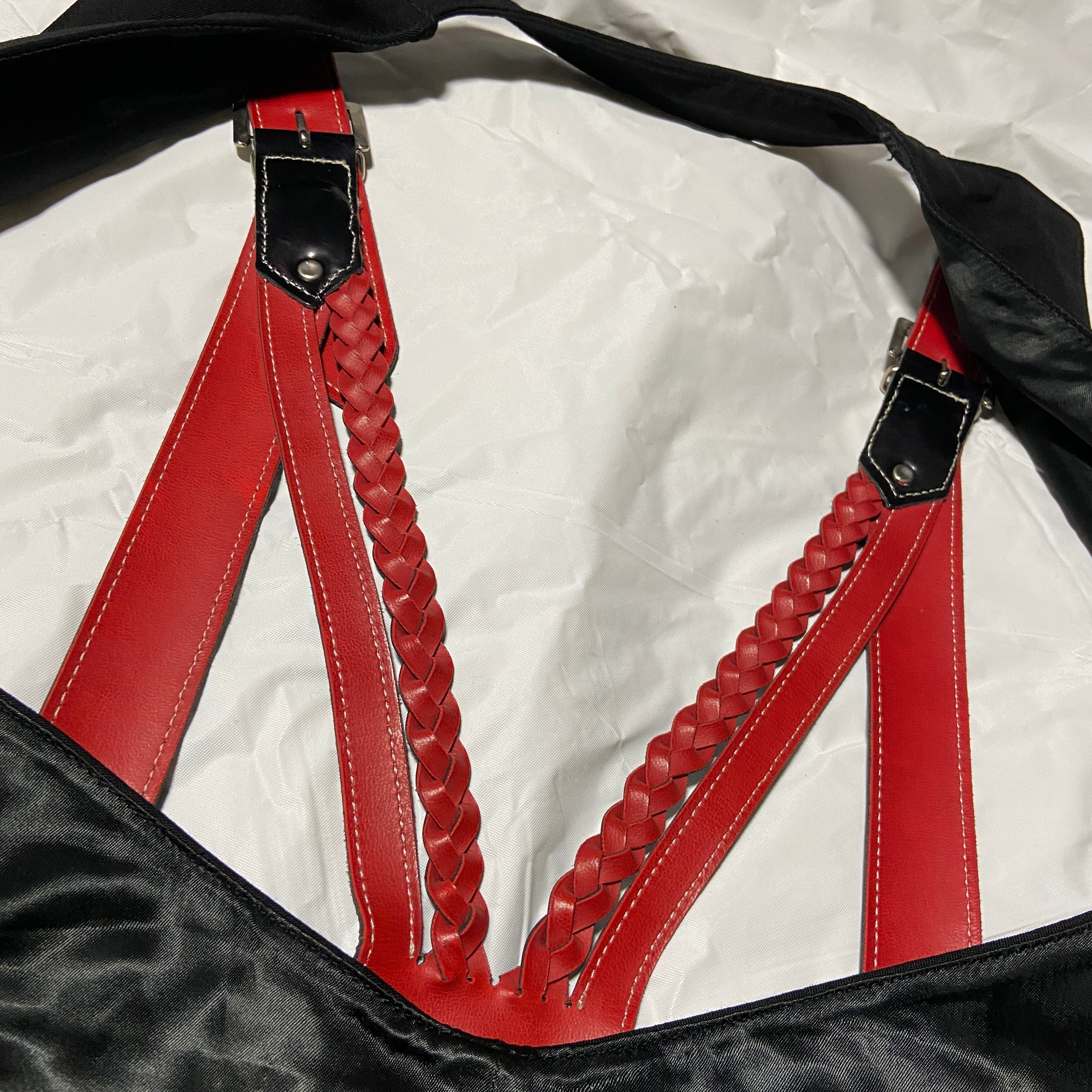 Jean Paul Gaultier Madonna leather bondage waistcoat - 9