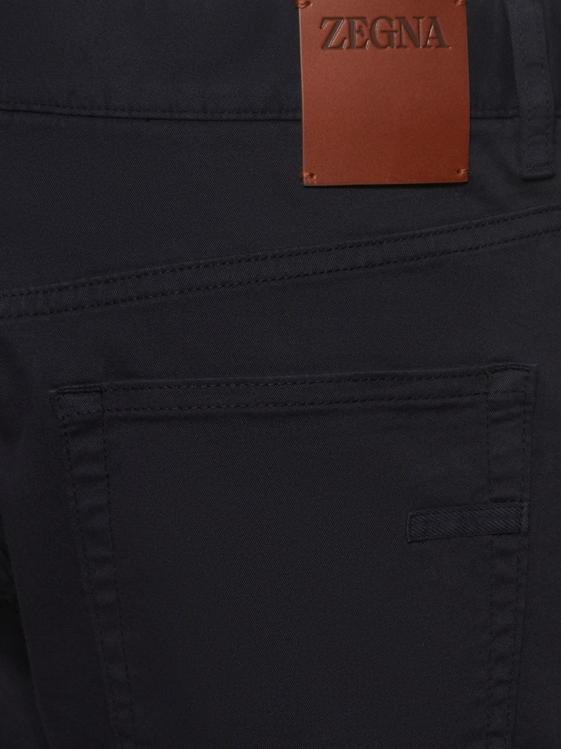 Stretch gabardine pants - 4