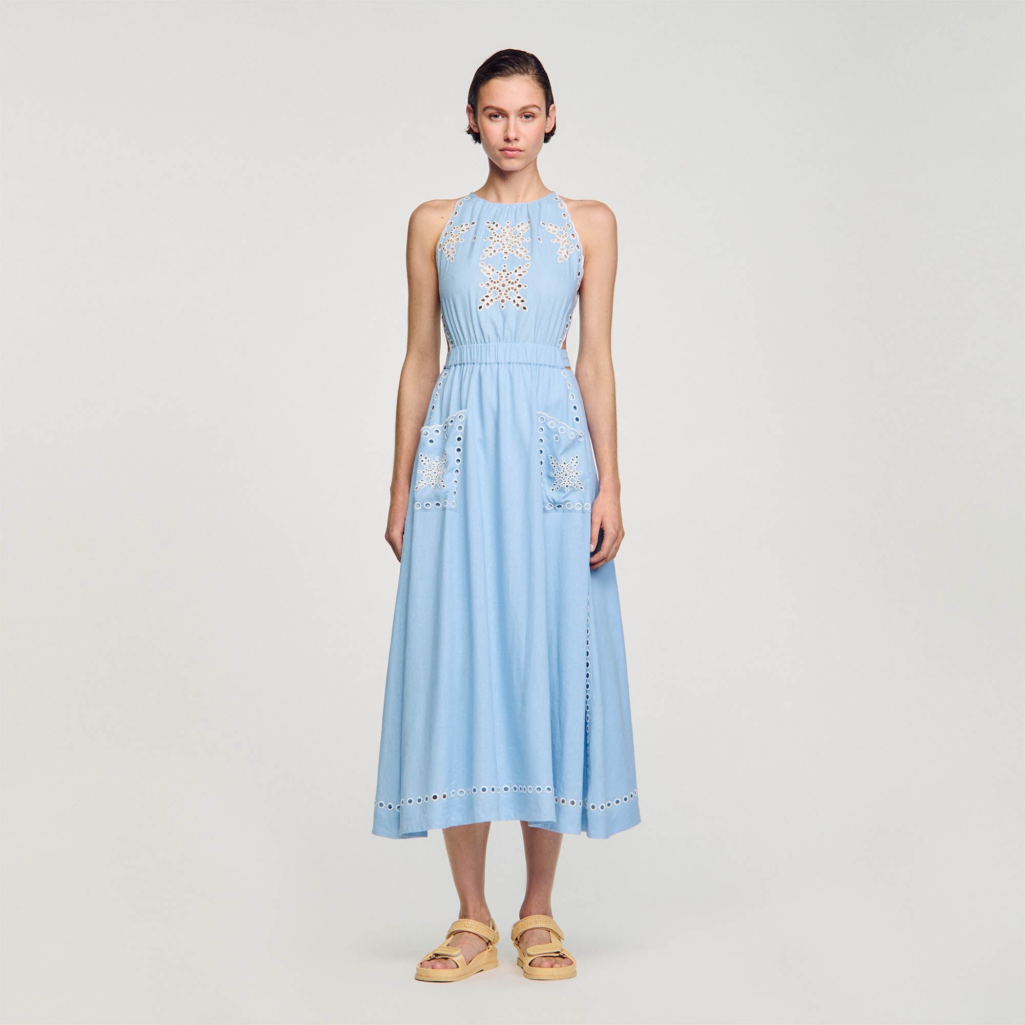 BRODERIE ANGLAISE MAXI DRESS - 3