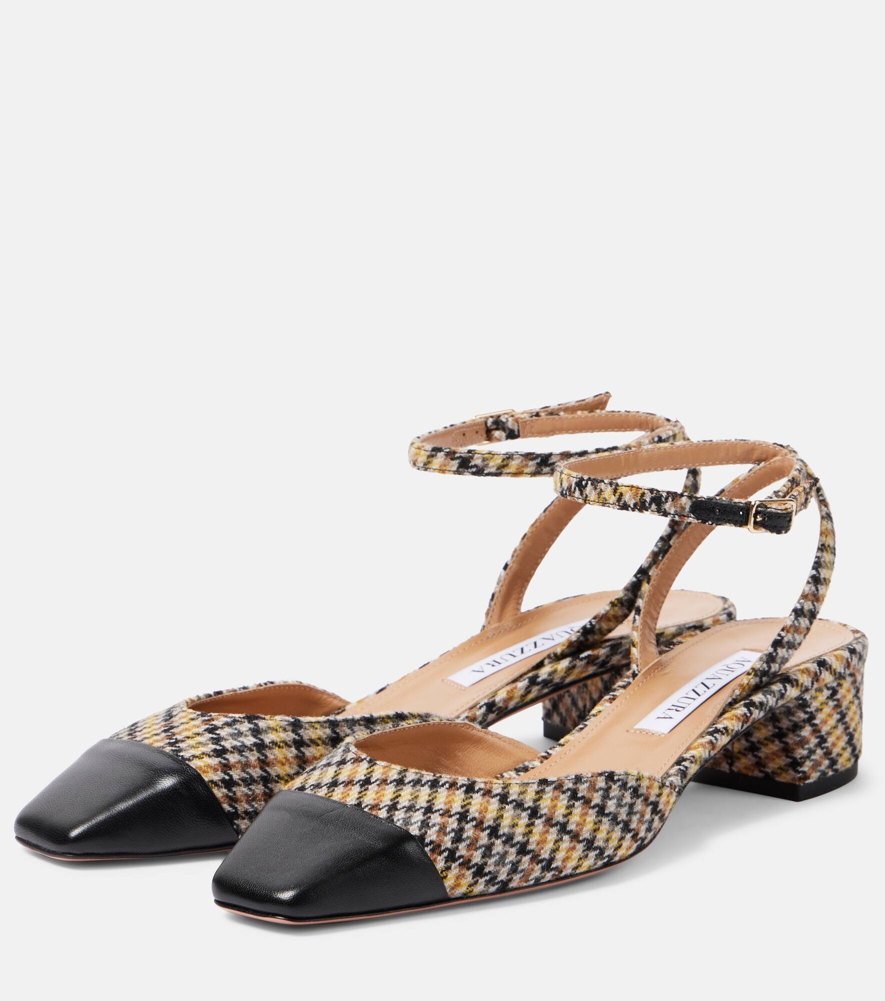 French Flirt 35 tartan pumps - 5
