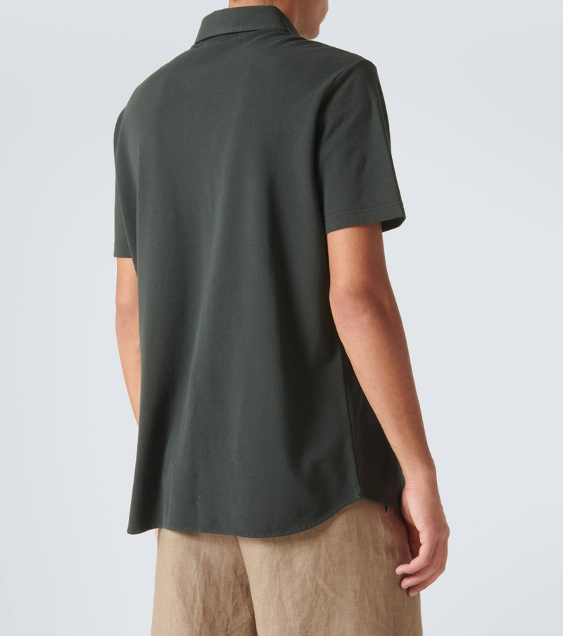 Cotton piqué polo shirt 4