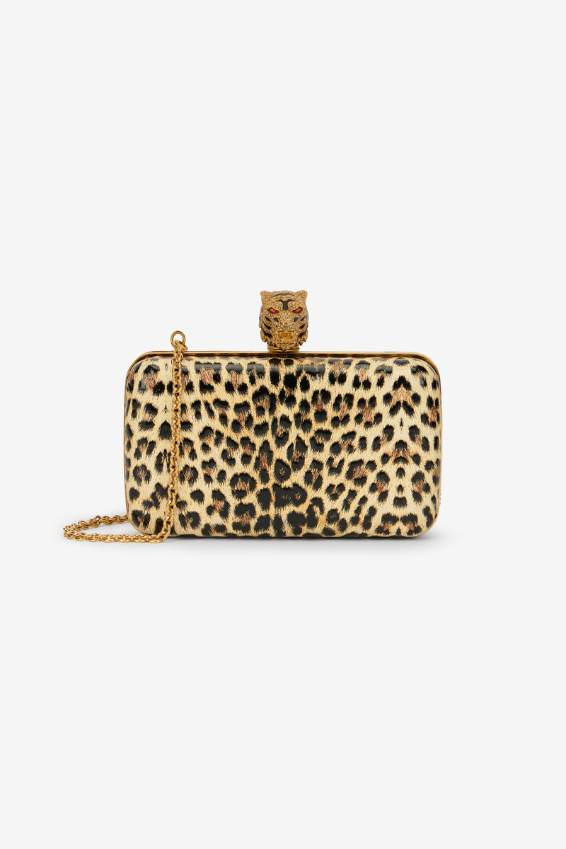 Leopard Print Roar Pochette Bag 1