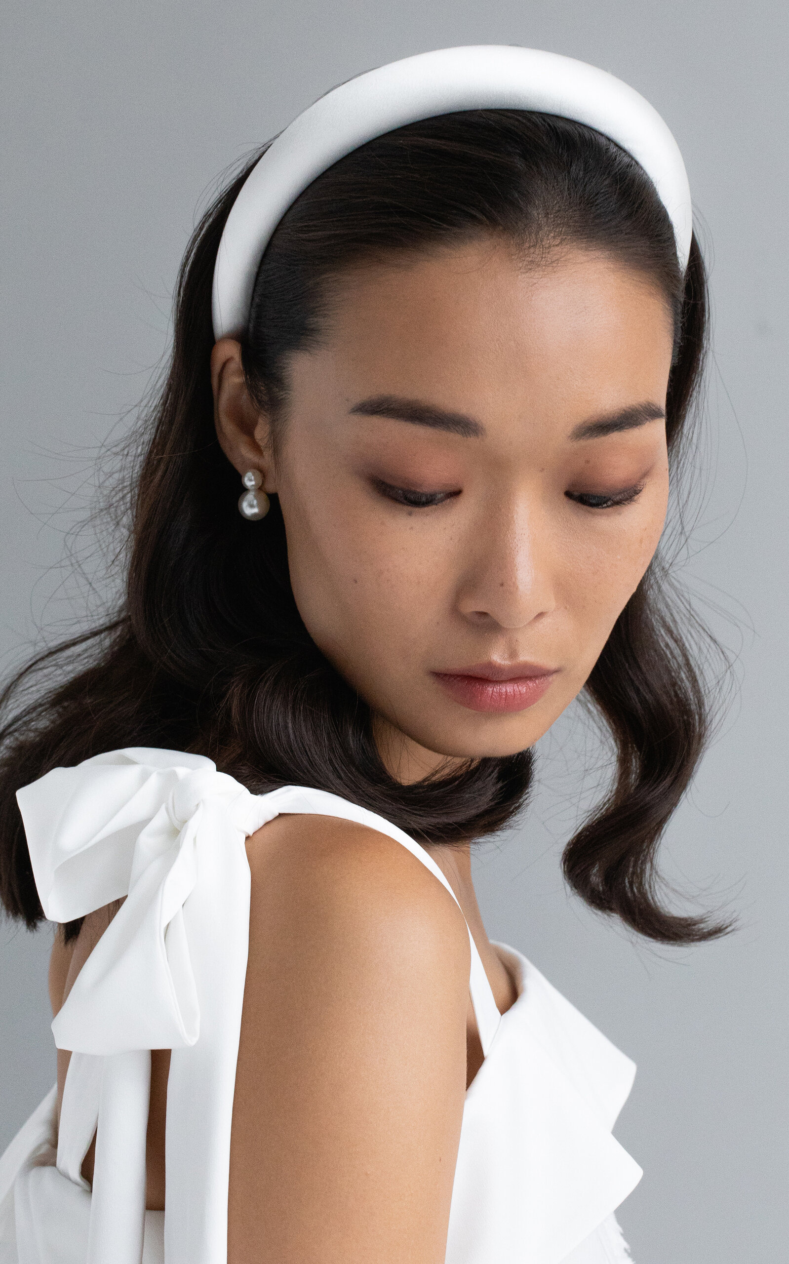 Tori Silk Headband white - 3