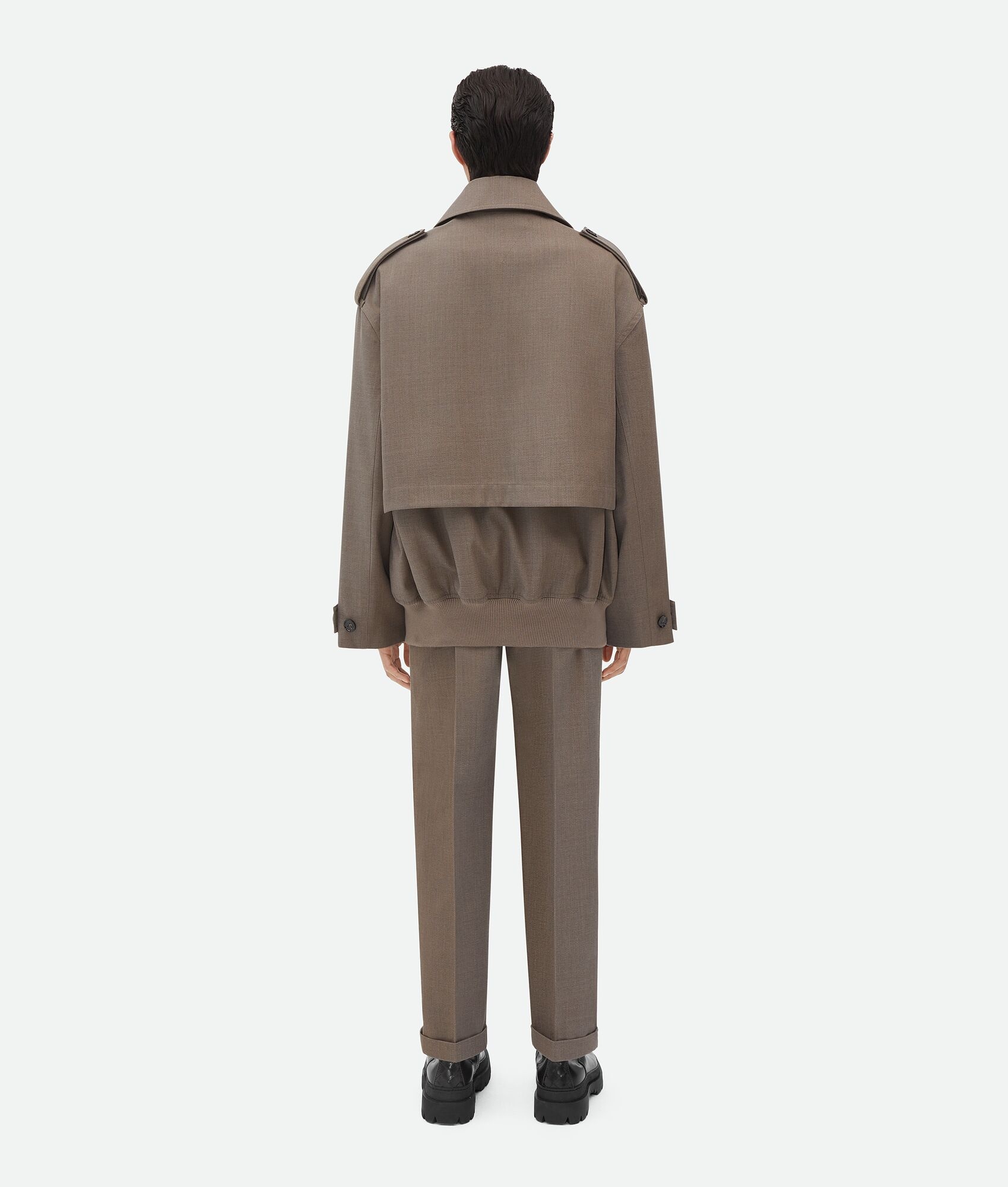 Wool Twill Trench - 3