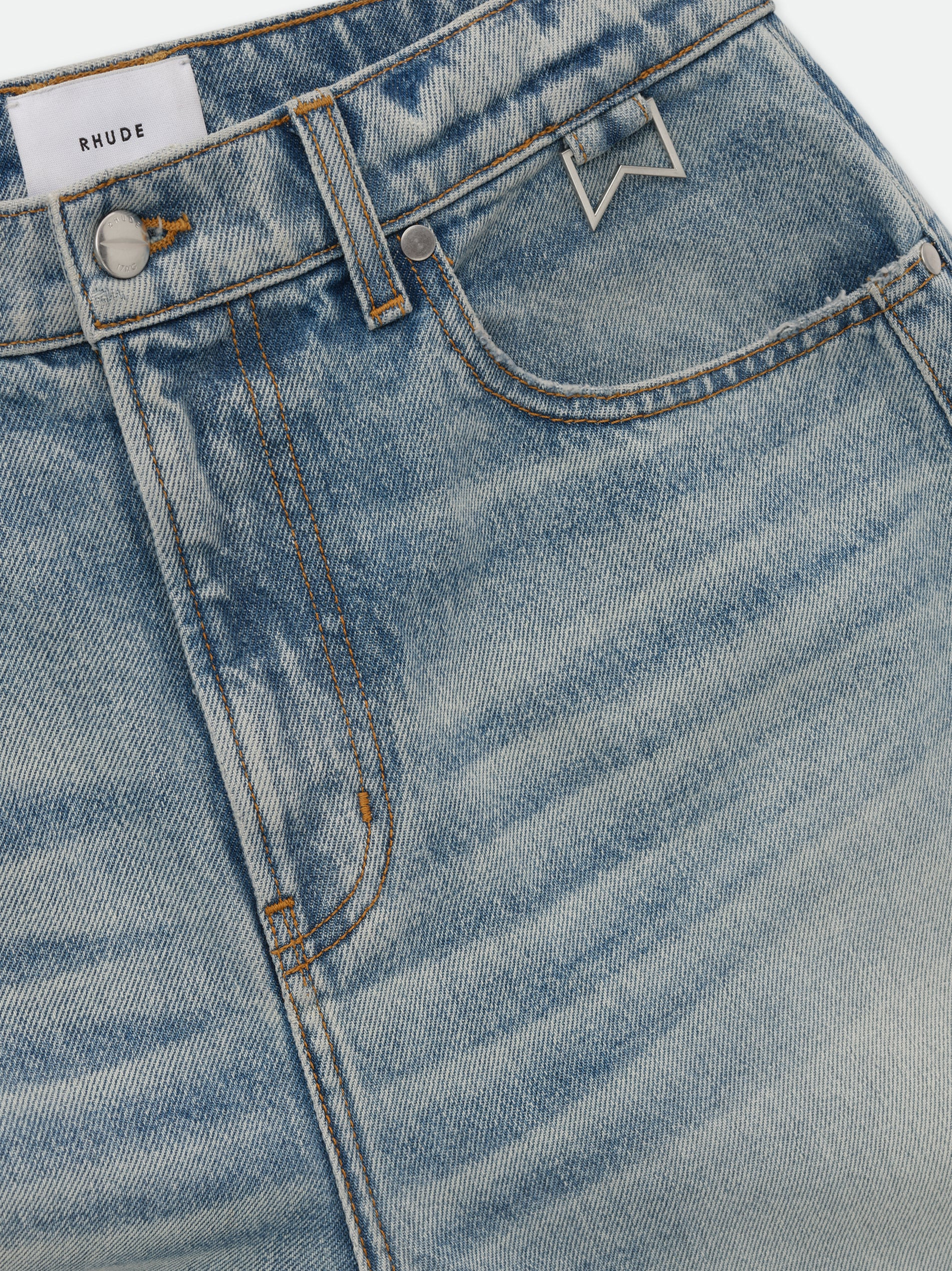 WIDE LEG TRAXEDO DENIM - 3