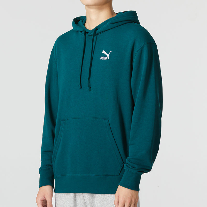 PUMA Classics Small Logo Training Hoodie 'Green' 537849-24 - 5