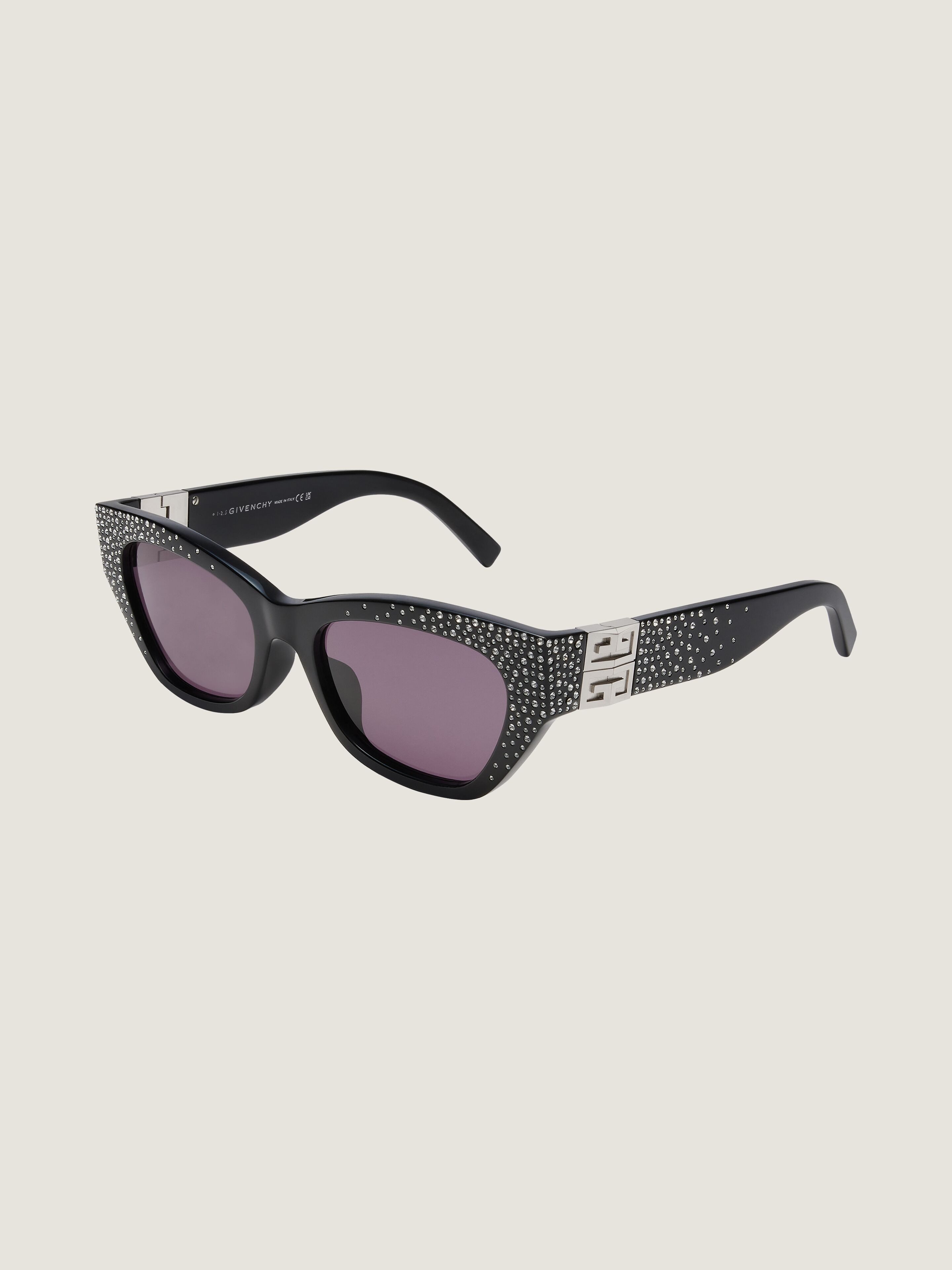 4G SUNGLASSES IN ACETATE WITH CRYSTALS - 2