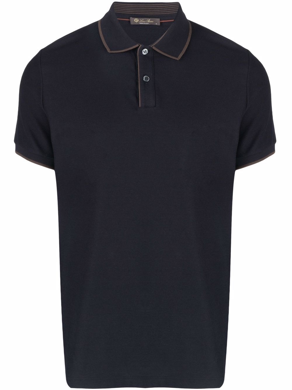 short-sleeved polo shirt - 1