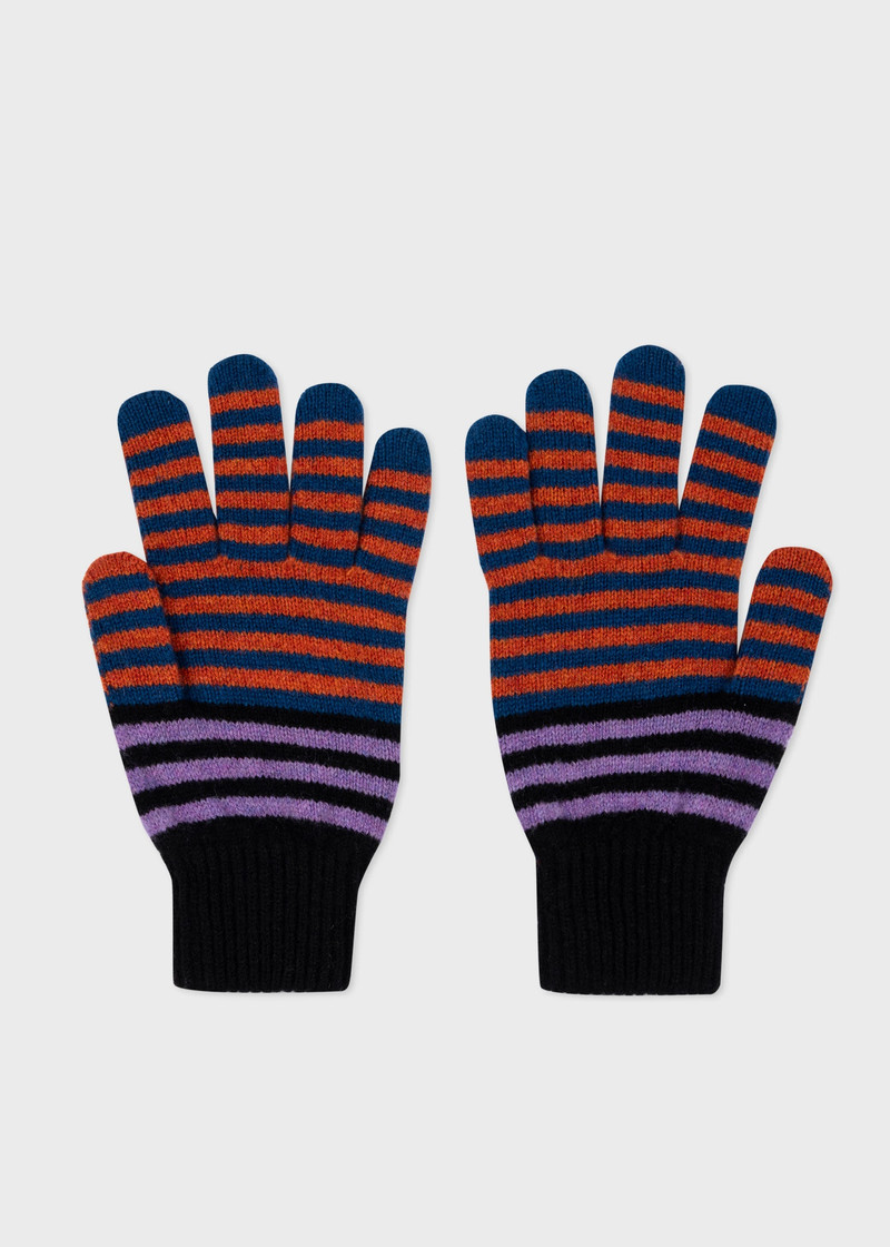 Paul Smith Stripe Lambswool Gloves outlook