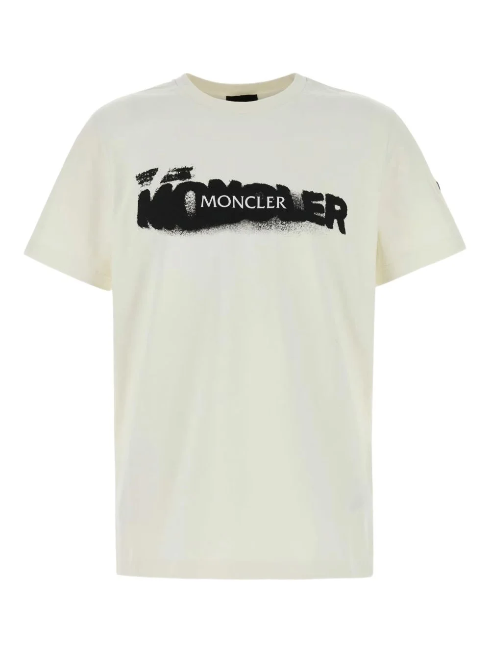 spray-print cotton T-shirt - 1