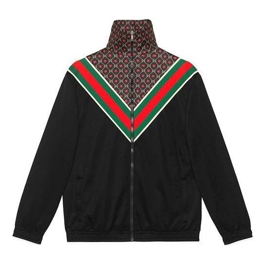 Gucci GG Star Oversize Jersey Jacket 'Black' 575734-XJBA5-1145 - 1