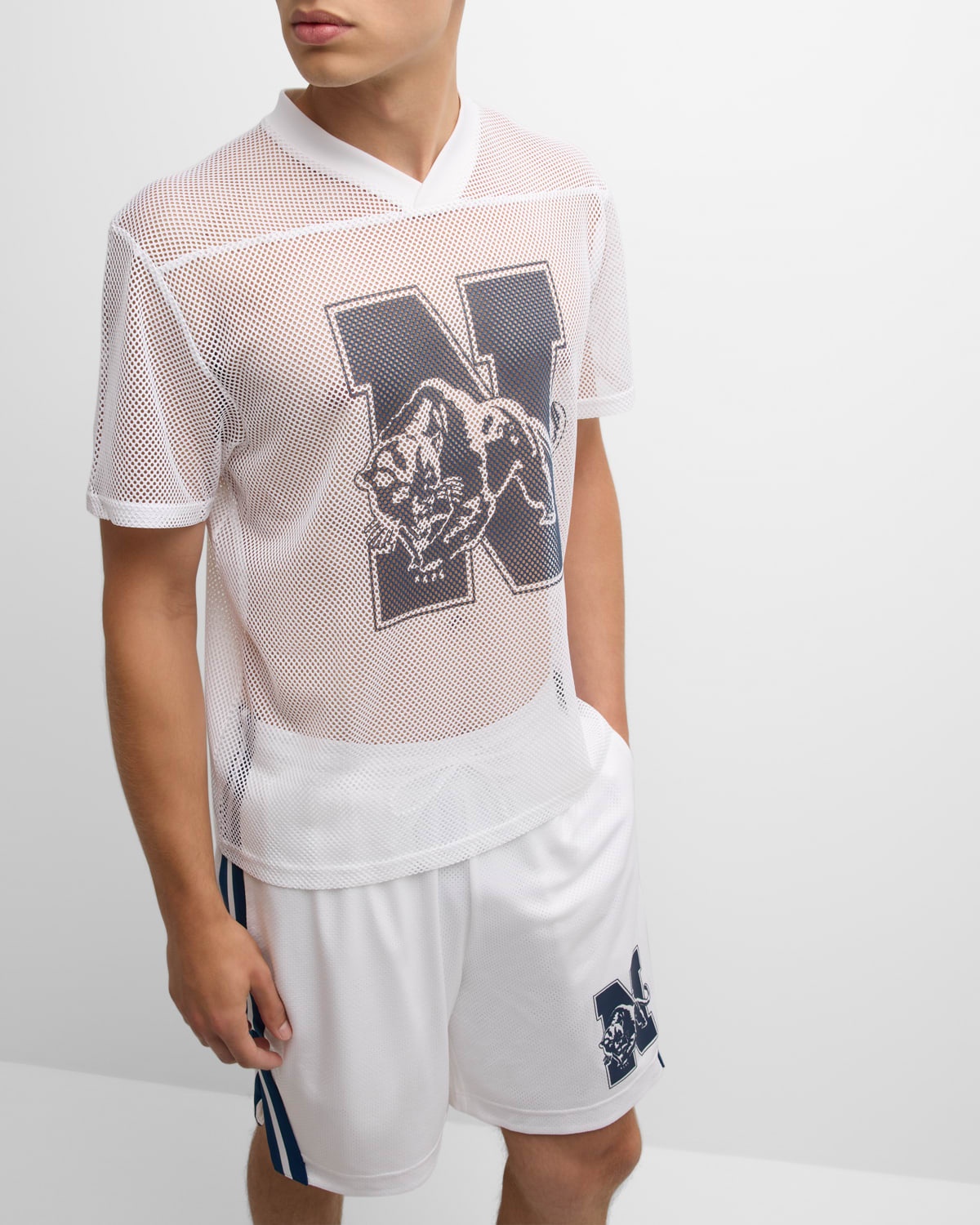 x Noah Men's Mesh Practice Top - 6