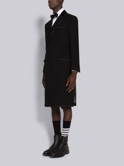 Thom Browne ZIBELINE CASHMERE HOLIDAY TIPPING OVERCOAT outlook