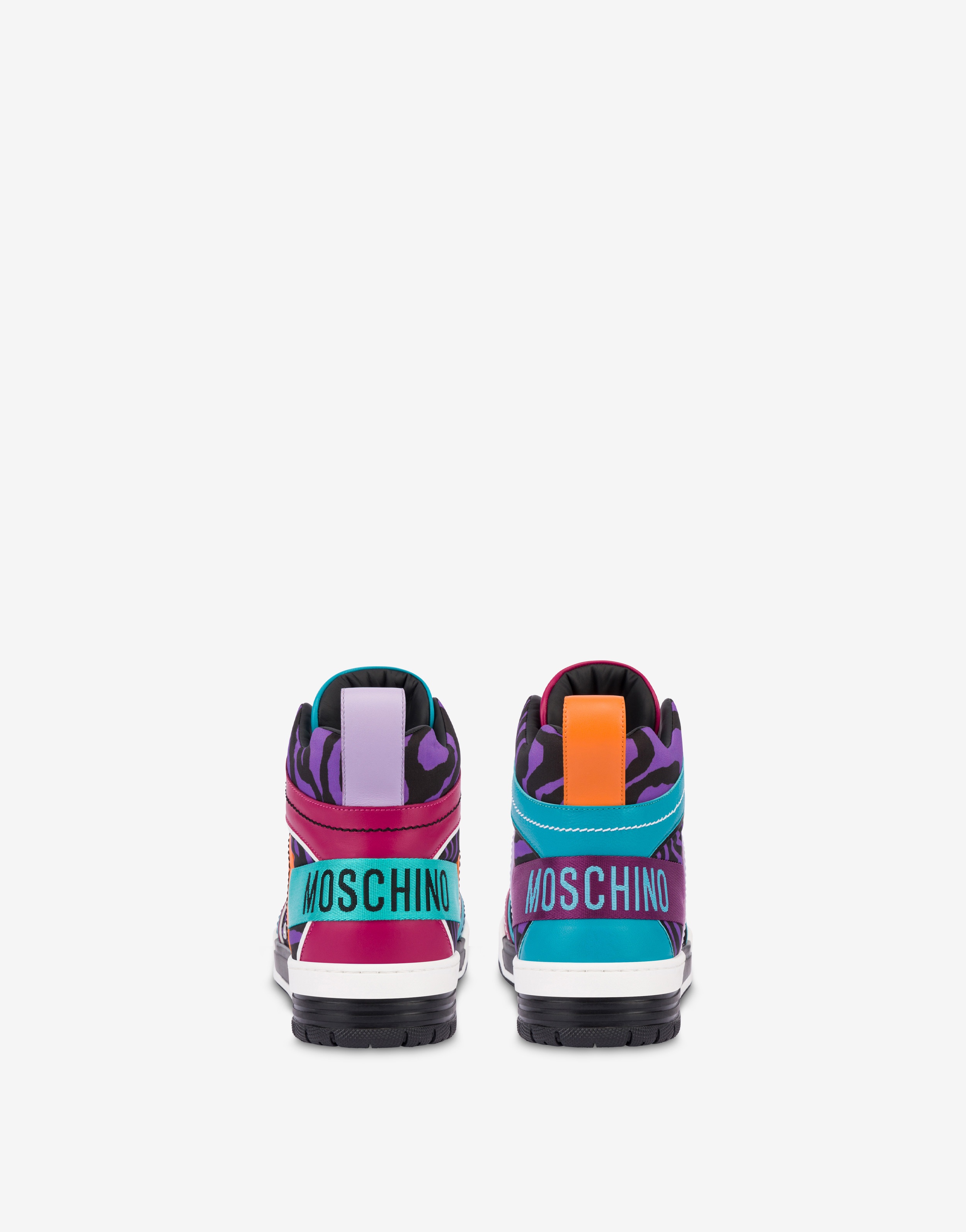 STREETBALL ASYMMETRICAL HIGH-TOP SNEAKERS - 5