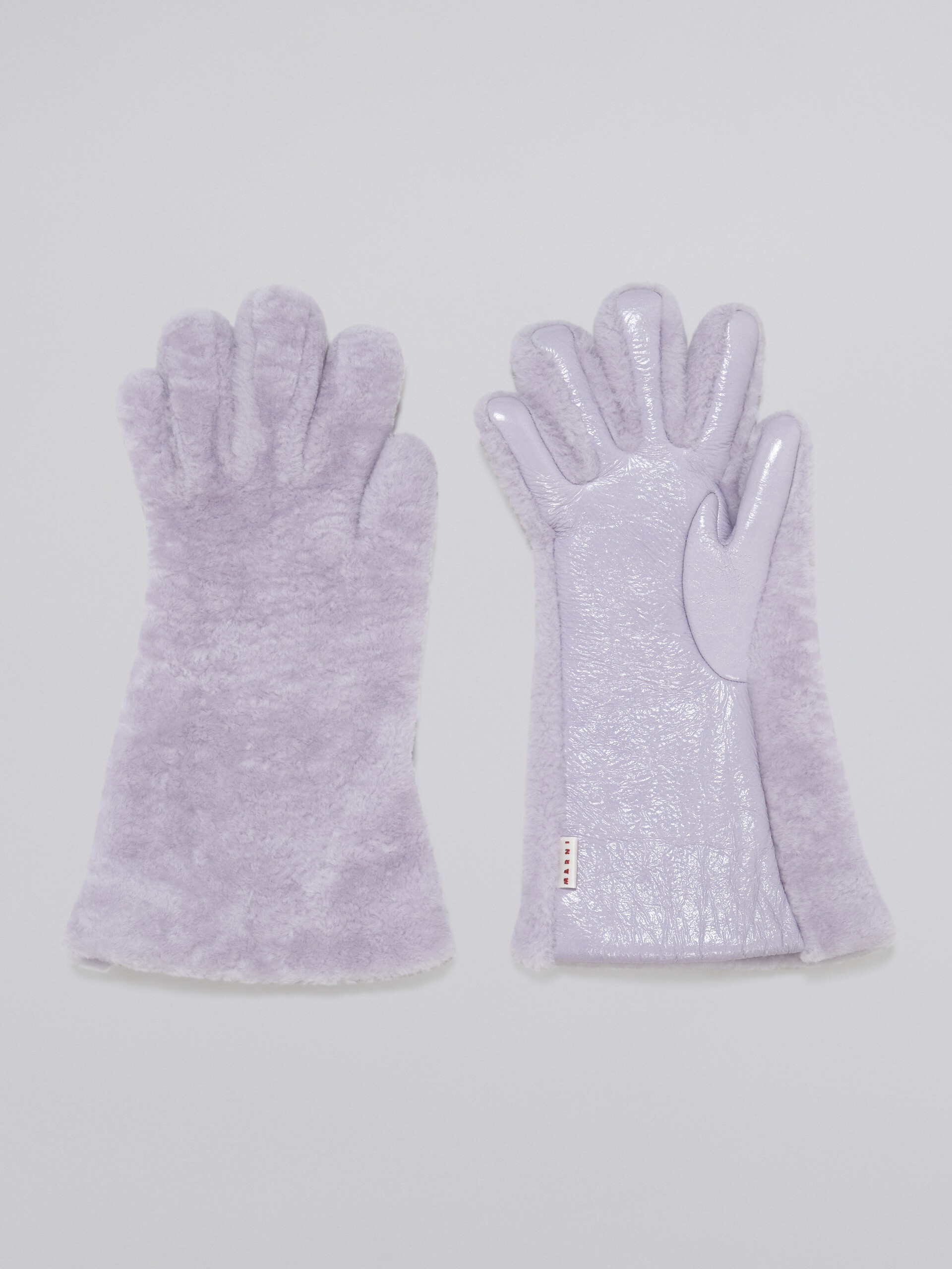 SHEARLING GLOVES - 1